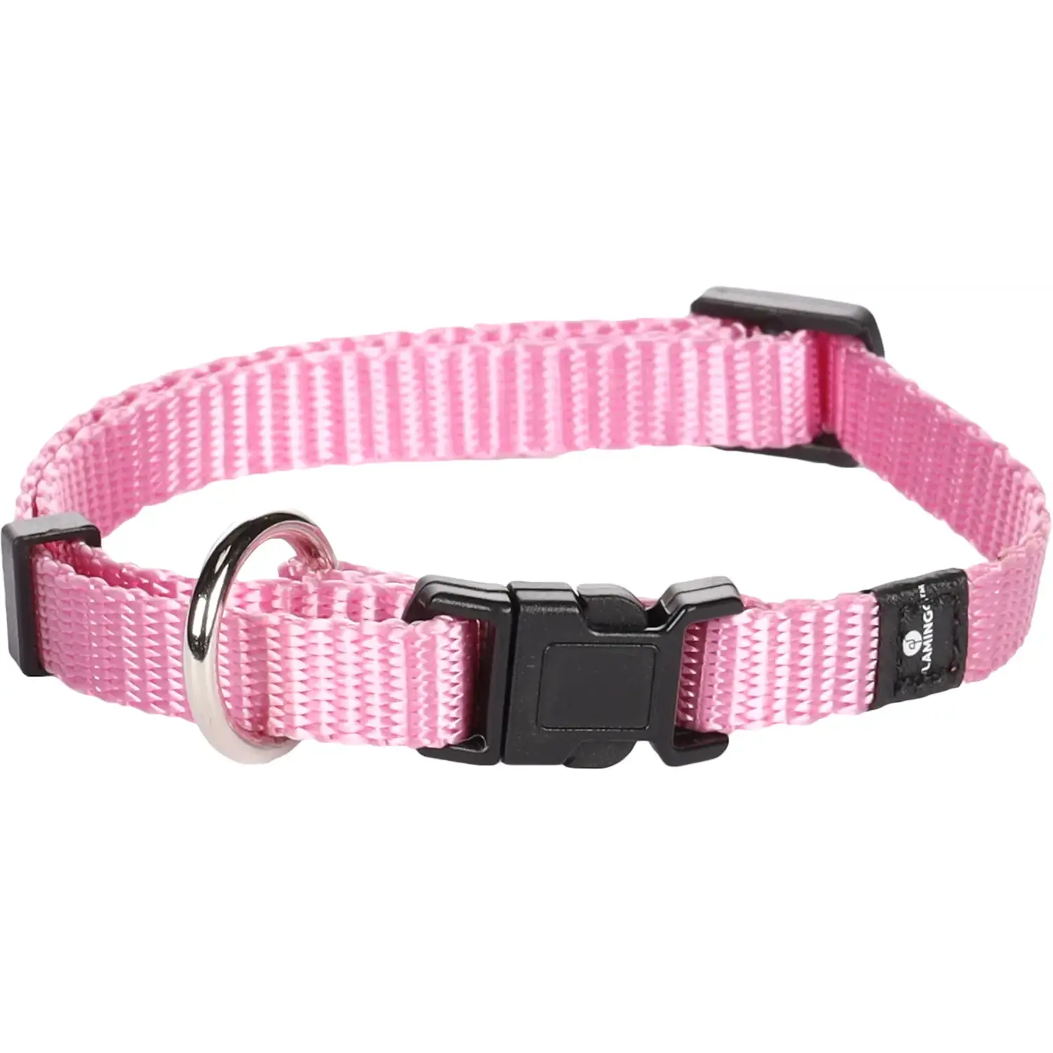 Flamingo Collier Chien Ziggy Nylon Rose