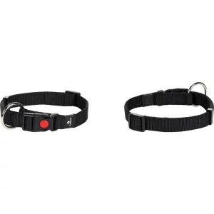 Flamingo Collier Chien Ziggy Nylon Noir