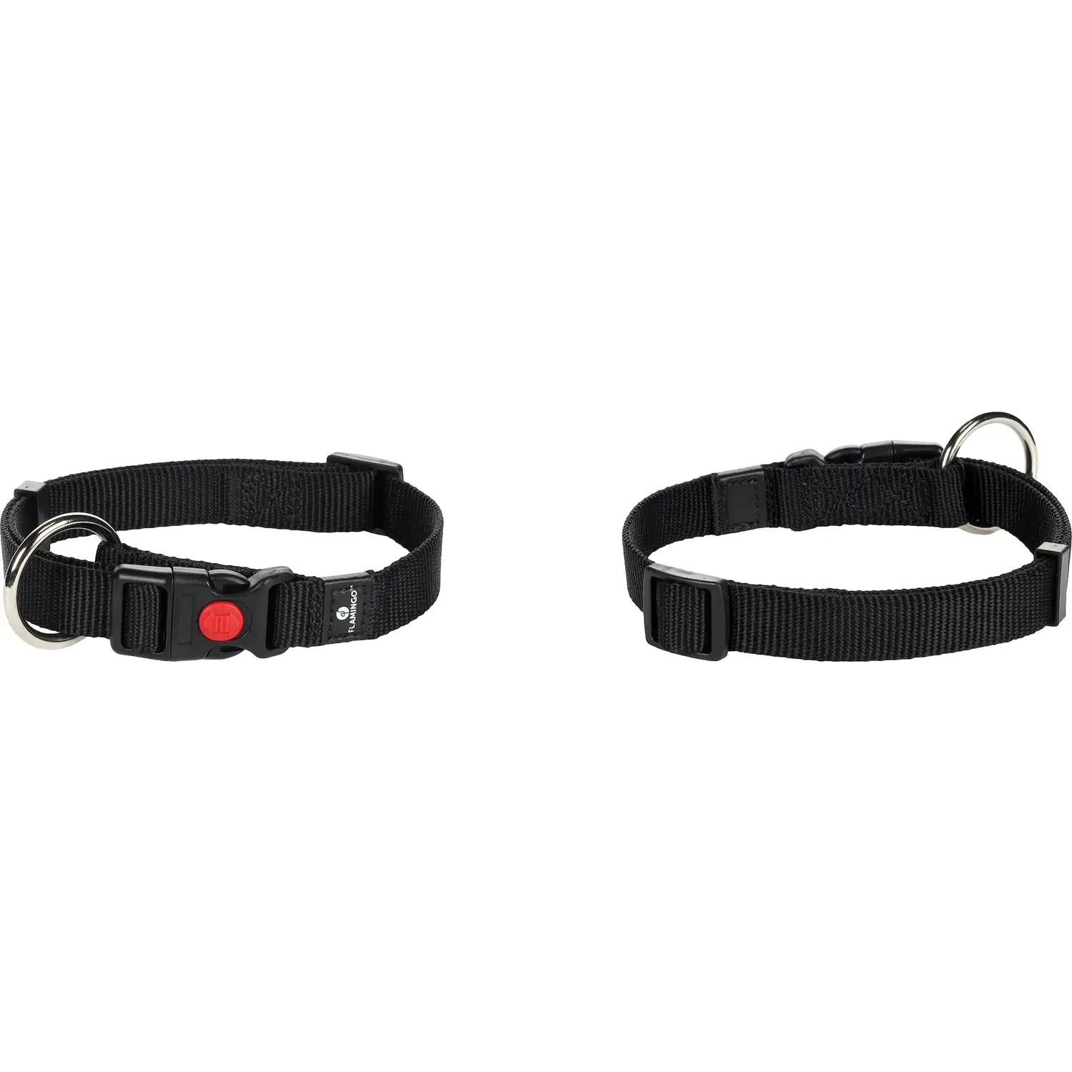 Flamingo Collier Chien Ziggy Nylon Noir – Image 2