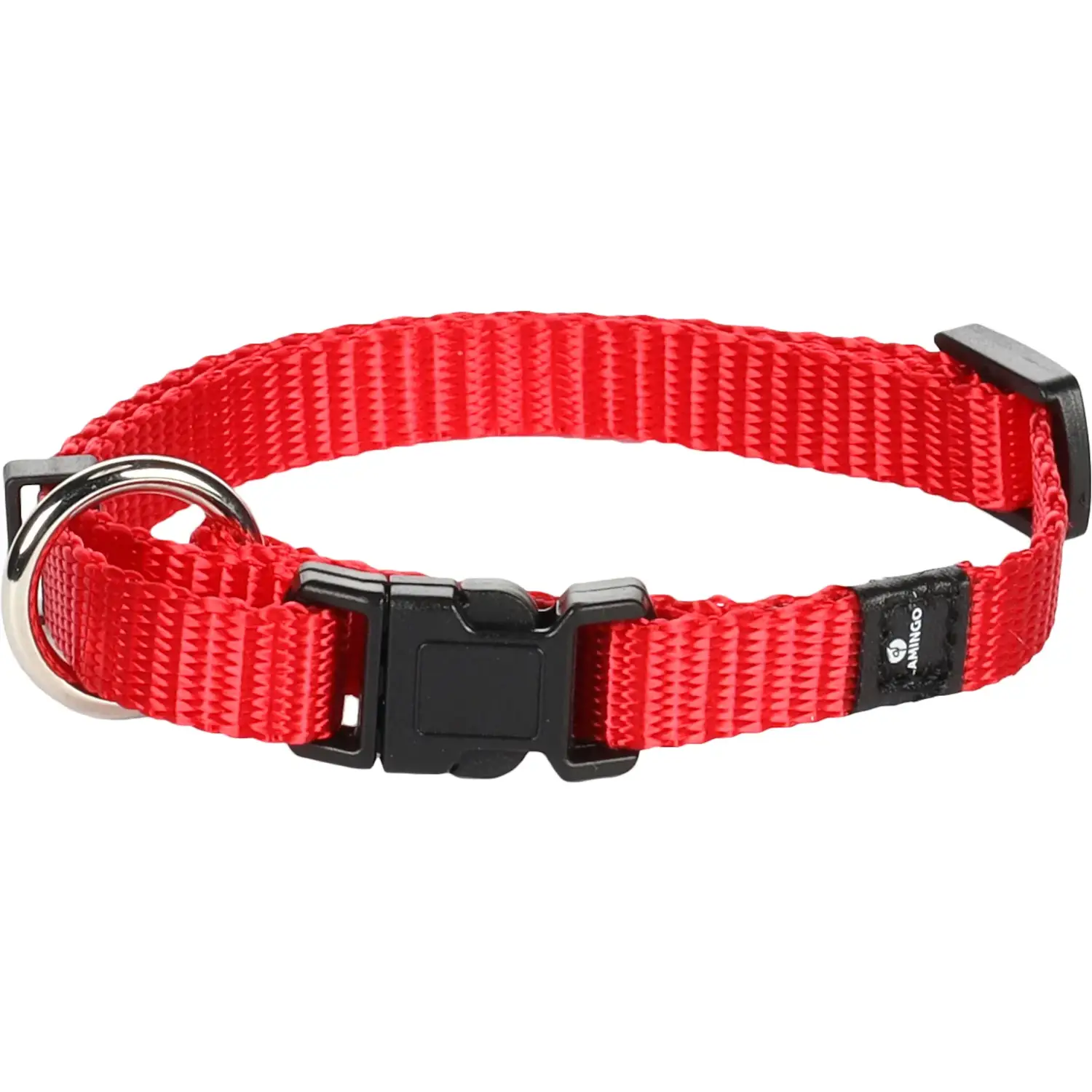 Flamingo Collier Chien Ziggy Nylon Rouge