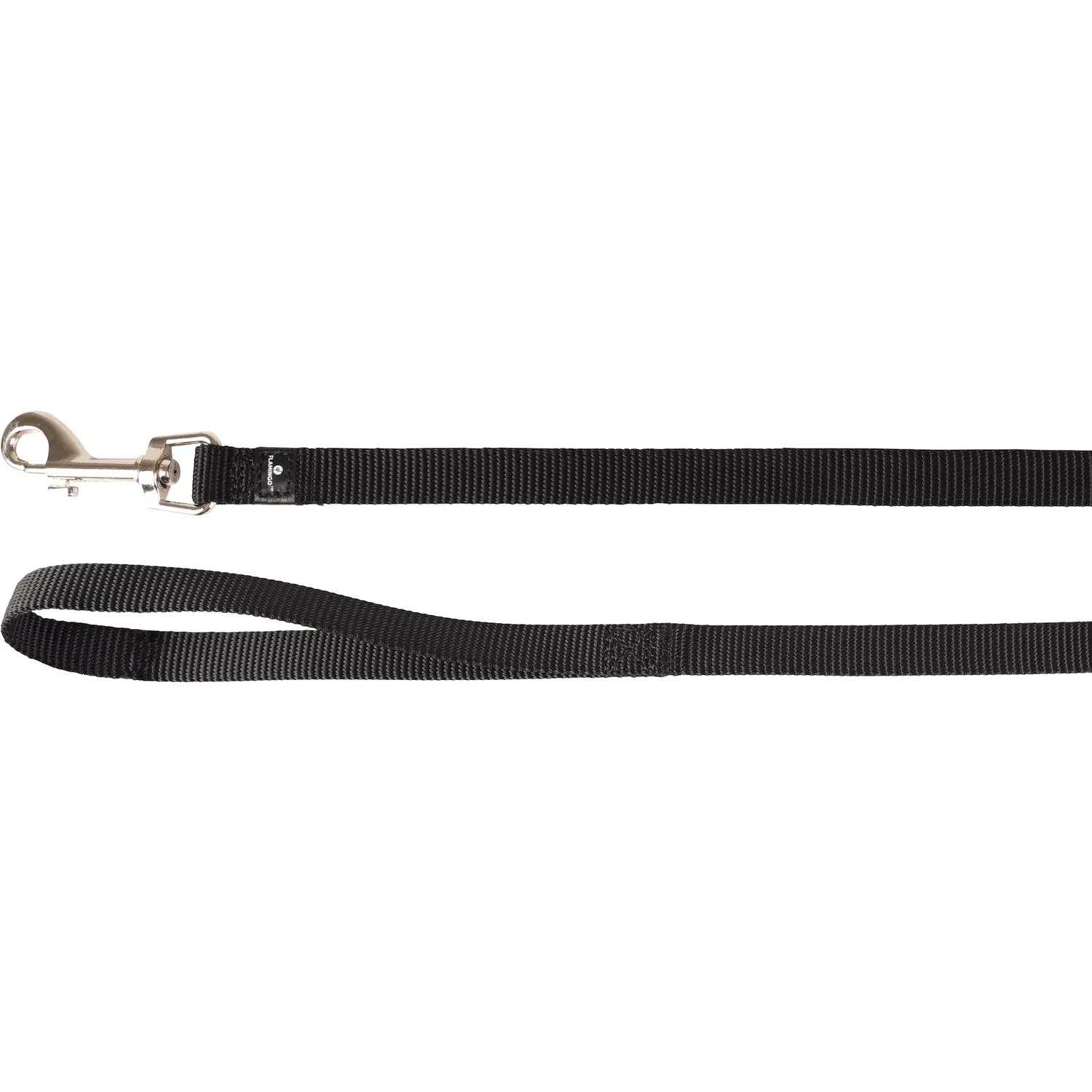 Flamingo Laisse Chien Ziggy Nylon Noir