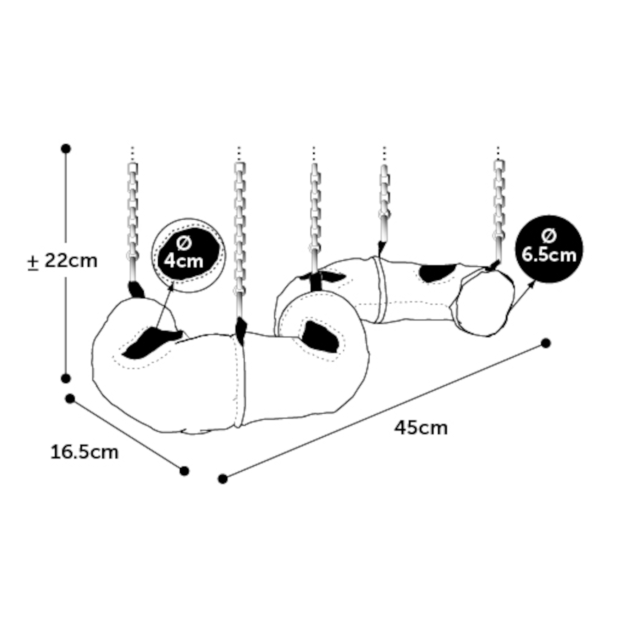 Flamingo Tunnel Chicane à suspendre pour rongeur – Image 2