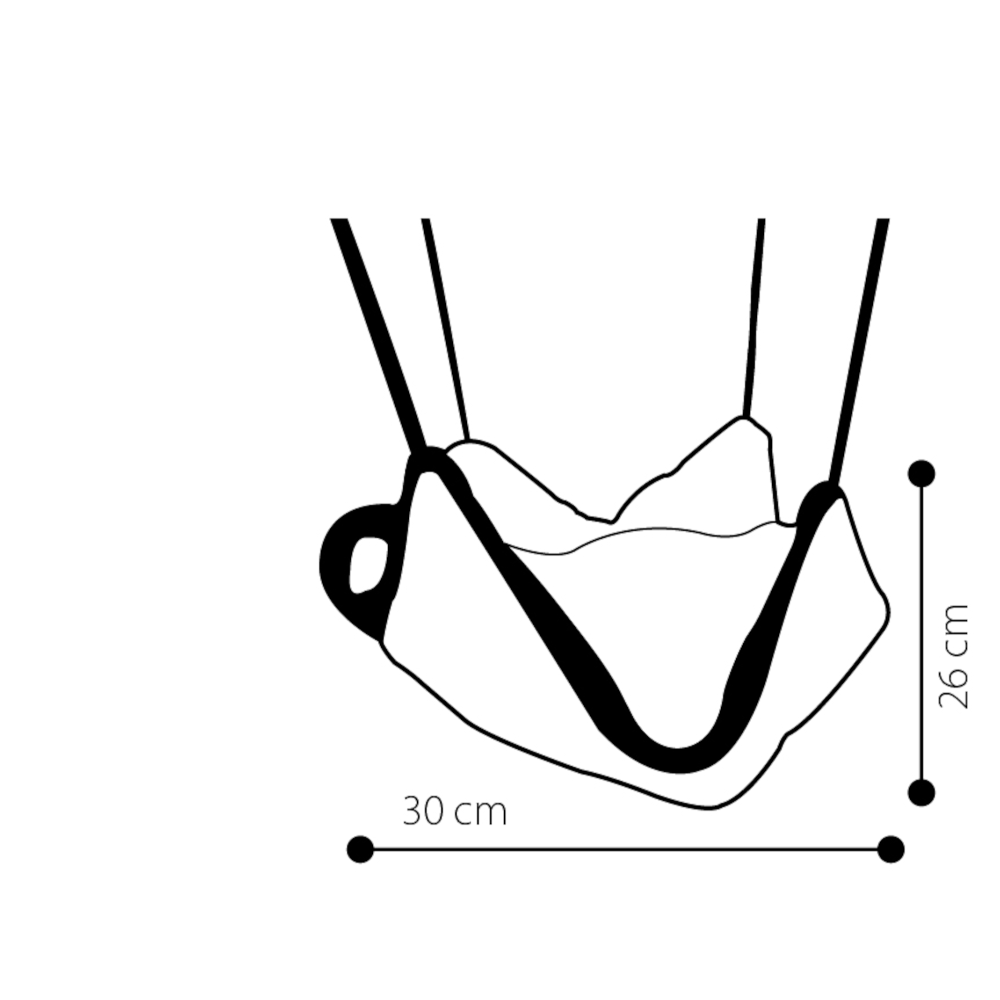 Flamingo Sac à suspendre Hammock pour furet 30x26 – Image 2