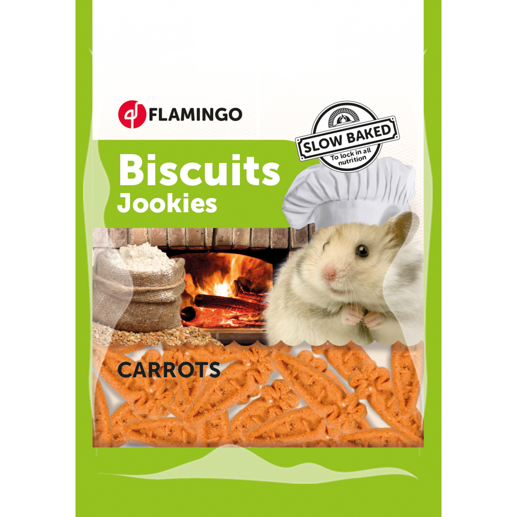 Flamingo Friandises Biscuits Carotte pour Rongeurs – Image 2