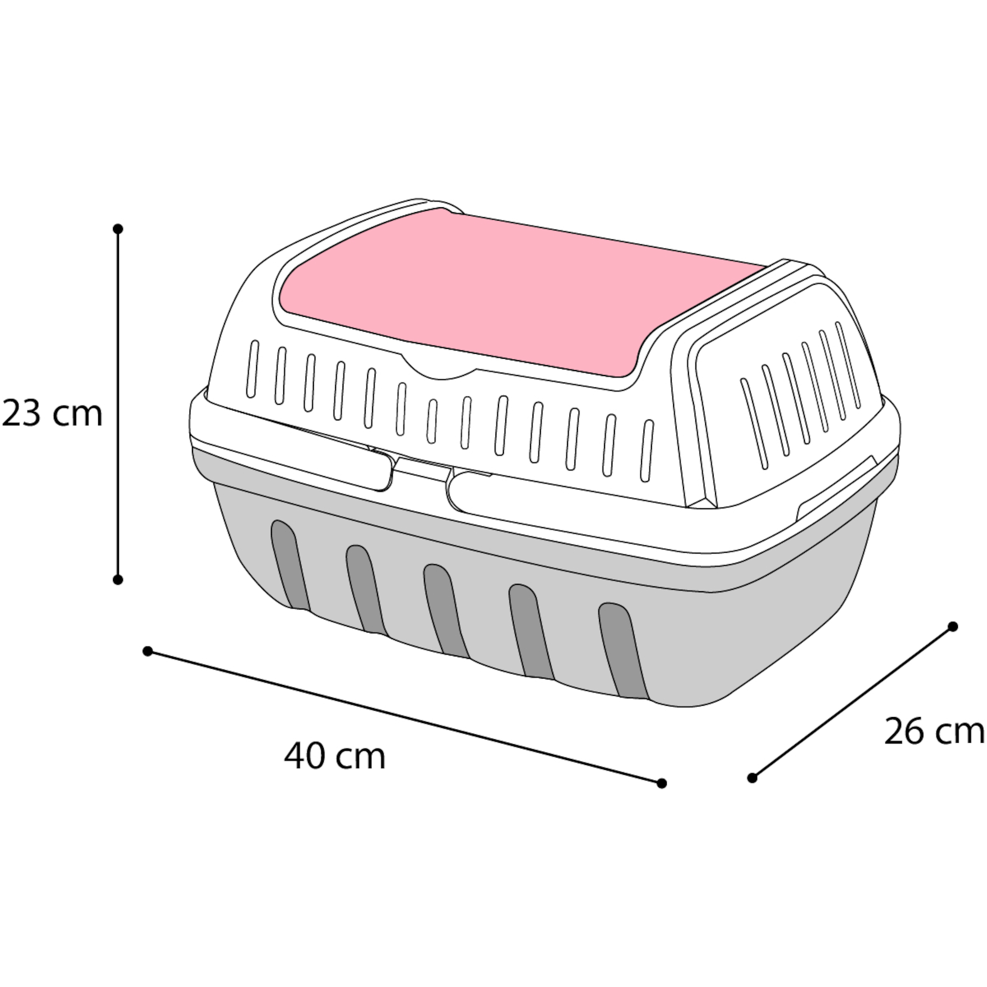 Flamingo Cage de transport Lizzie pour Rongeur & Furet – Image 2