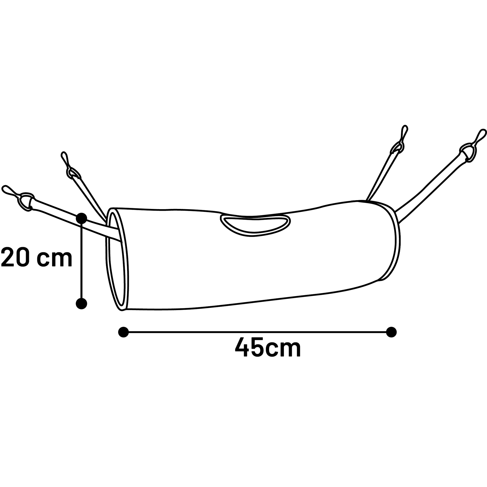 Flamingo Tunnel Clavio à suspendre pour furet – Image 2