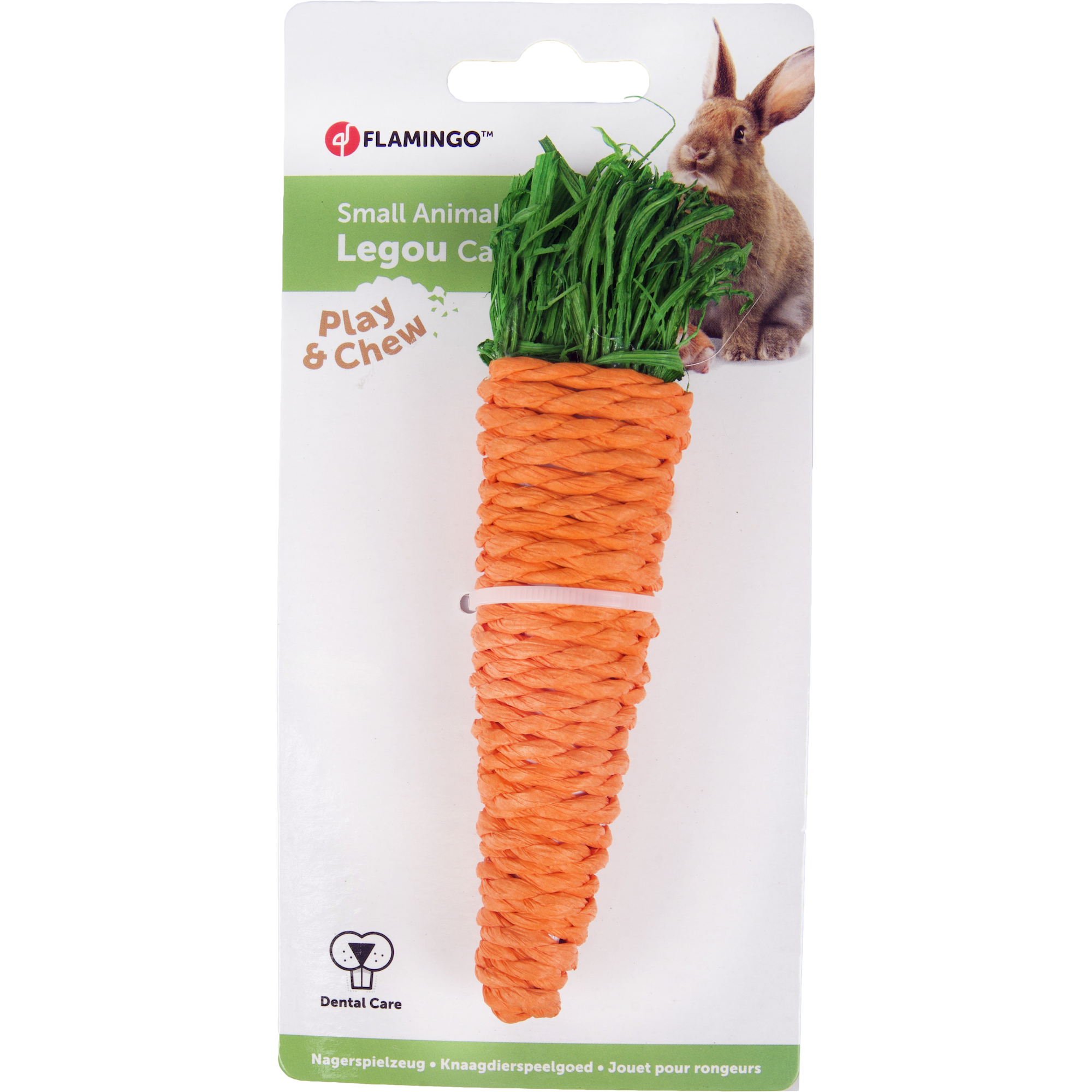 Flamingo jouet rongeur Legou en forme de carotte – Image 3