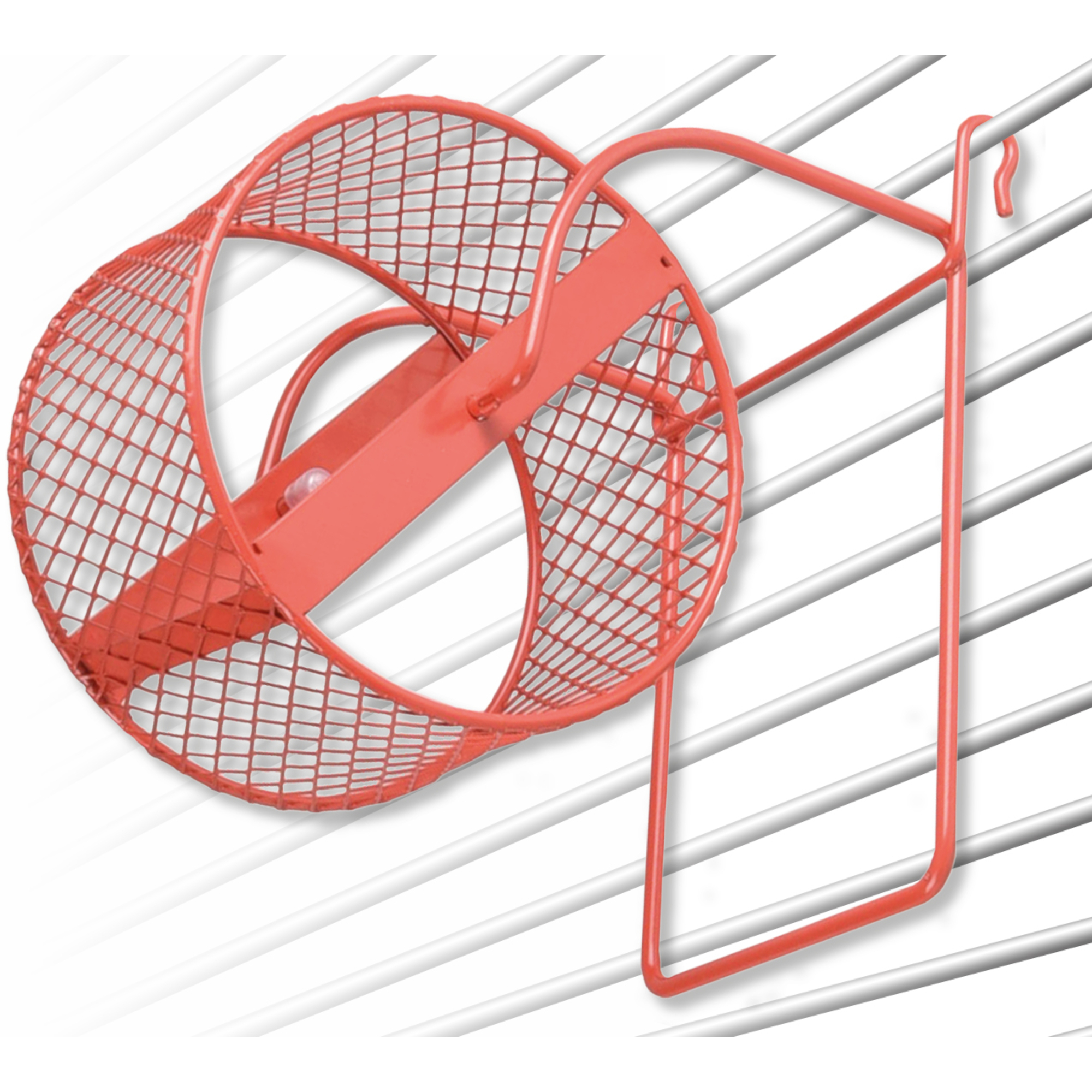 Flamingo jouet Trota roue d'exercice en métal rouge M – Image 5