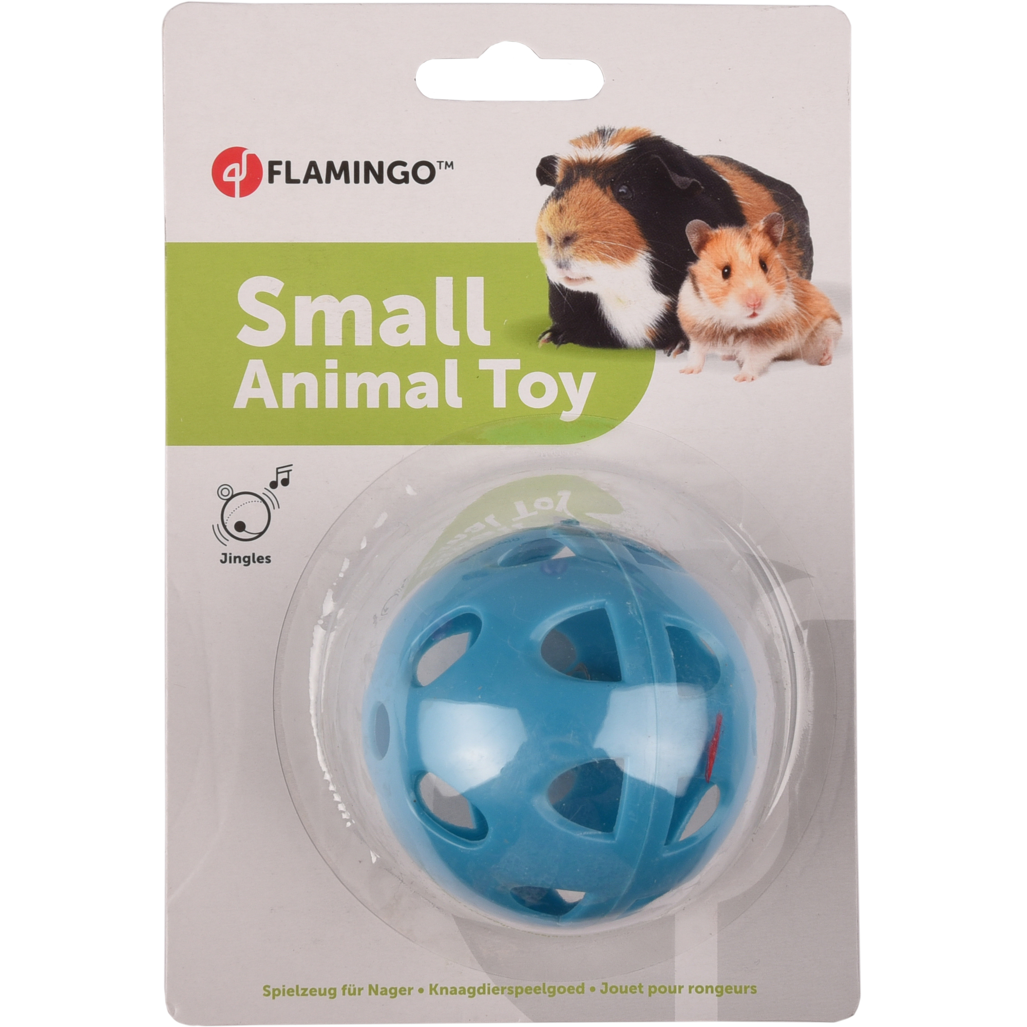 Flamingo Jouet balle avec clochette pour rongeur – Image 6