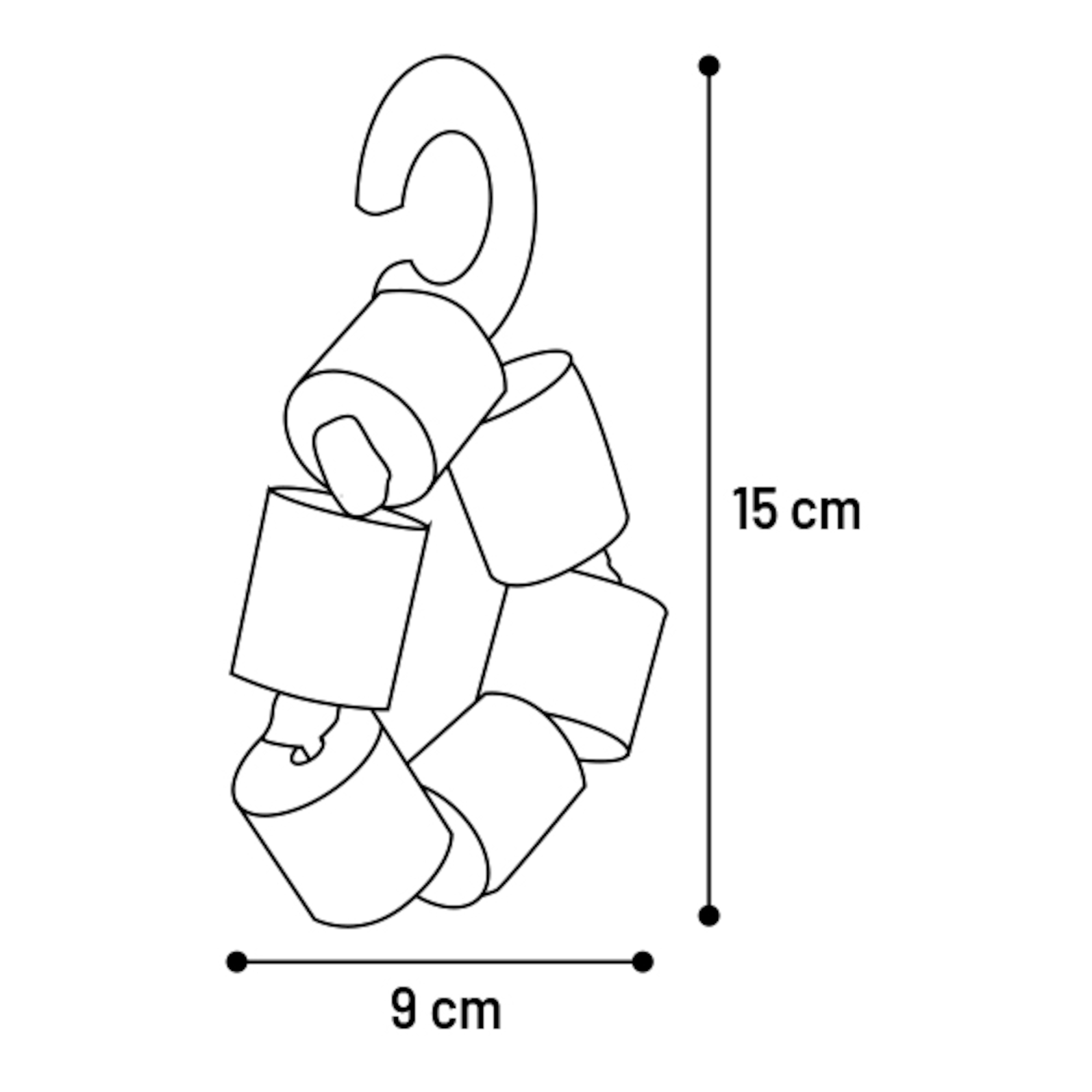 Flamingo Jouet Xeo à suspendre pour rongeur – Image 2