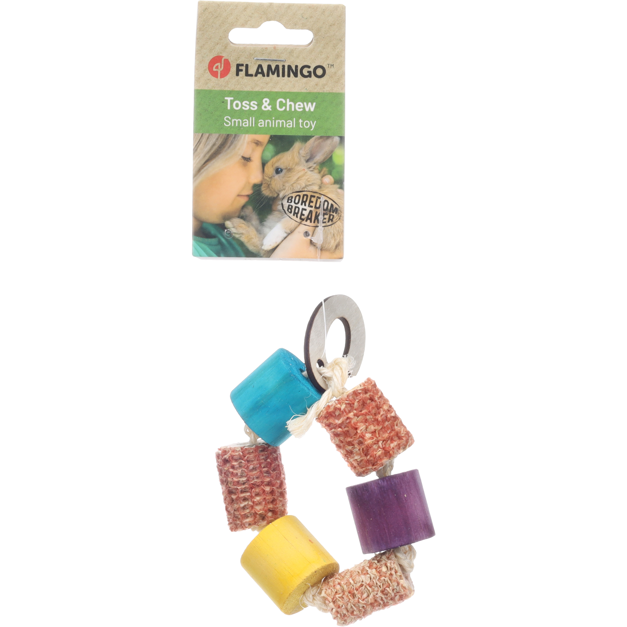 Flamingo Jouet Xeo à suspendre pour rongeur – Image 3