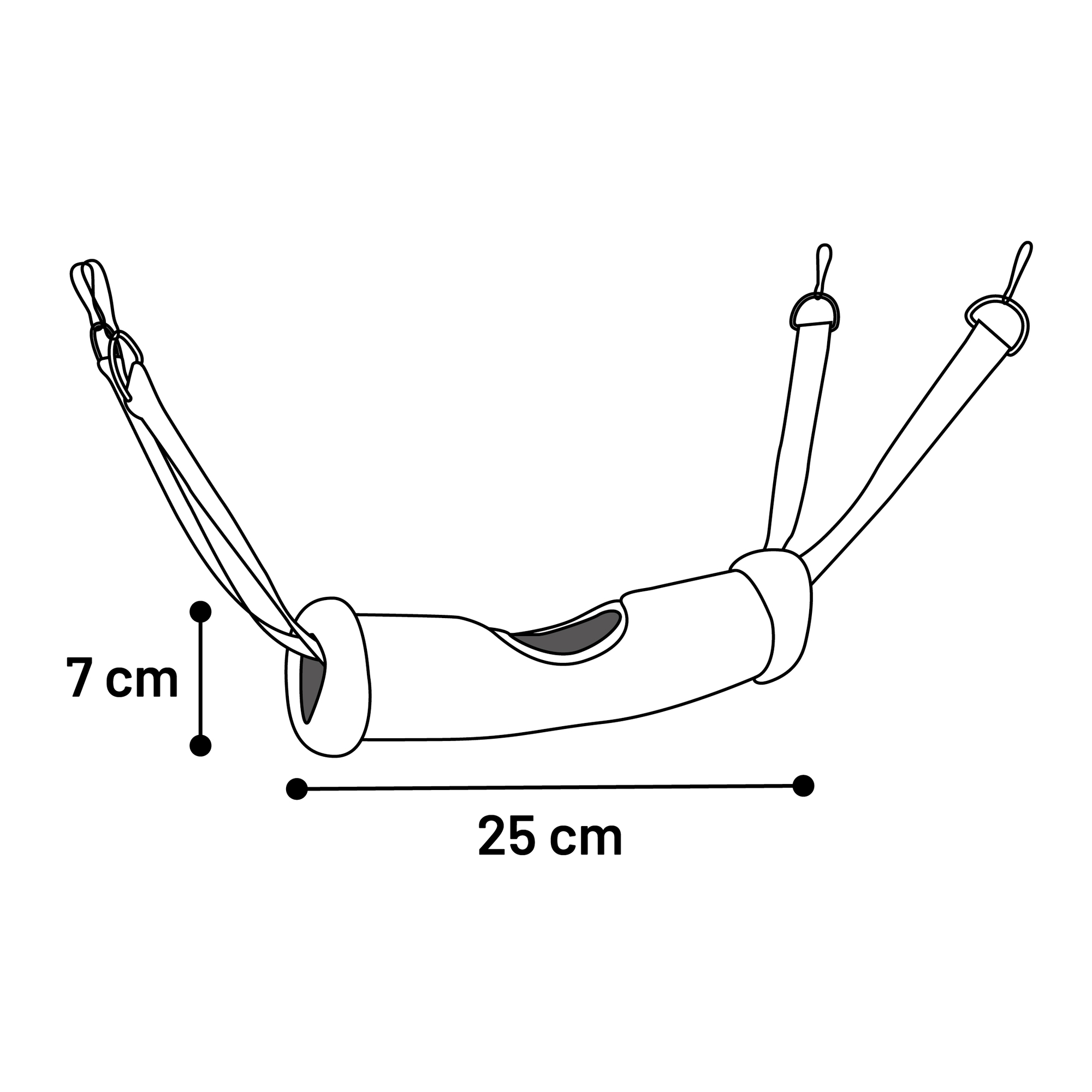 Flamingo Tunnel Fizi à suspendre pour furet – Image 2