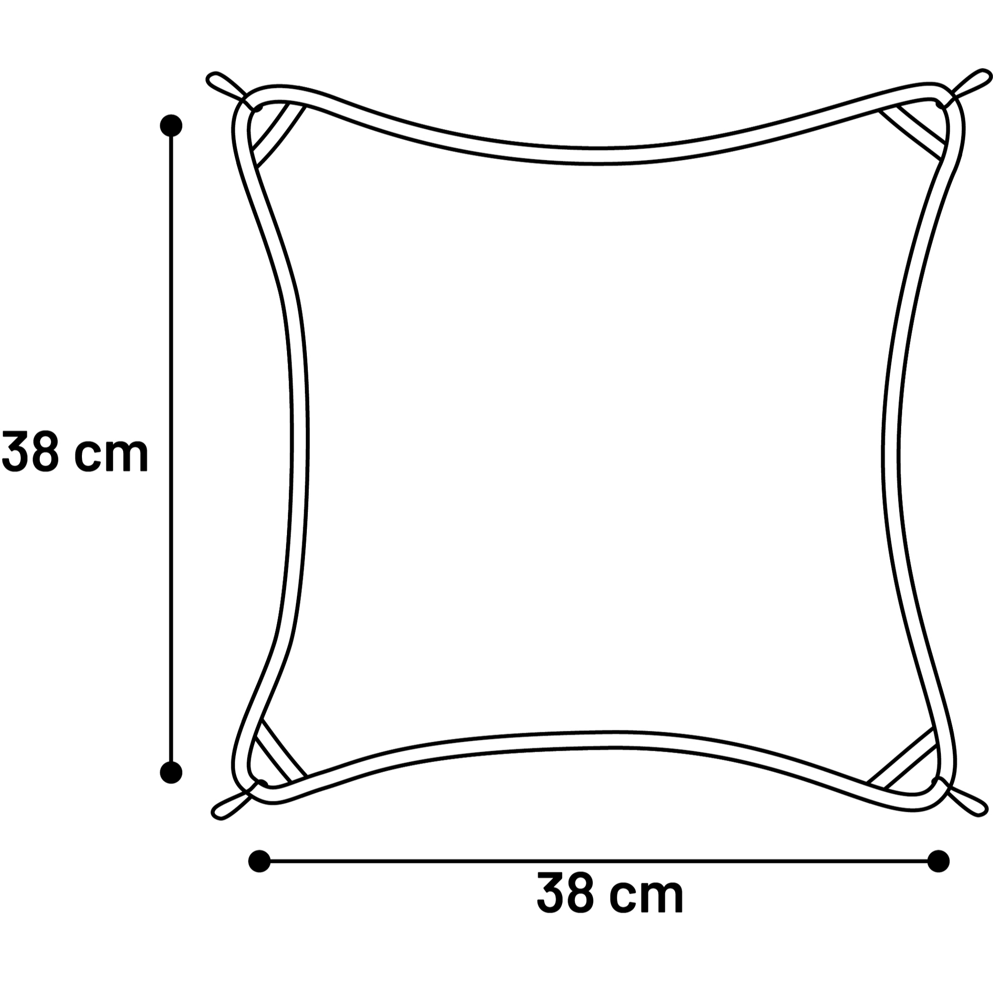 Flamingo hamac Fizi pour furet 38x38 – Image 2