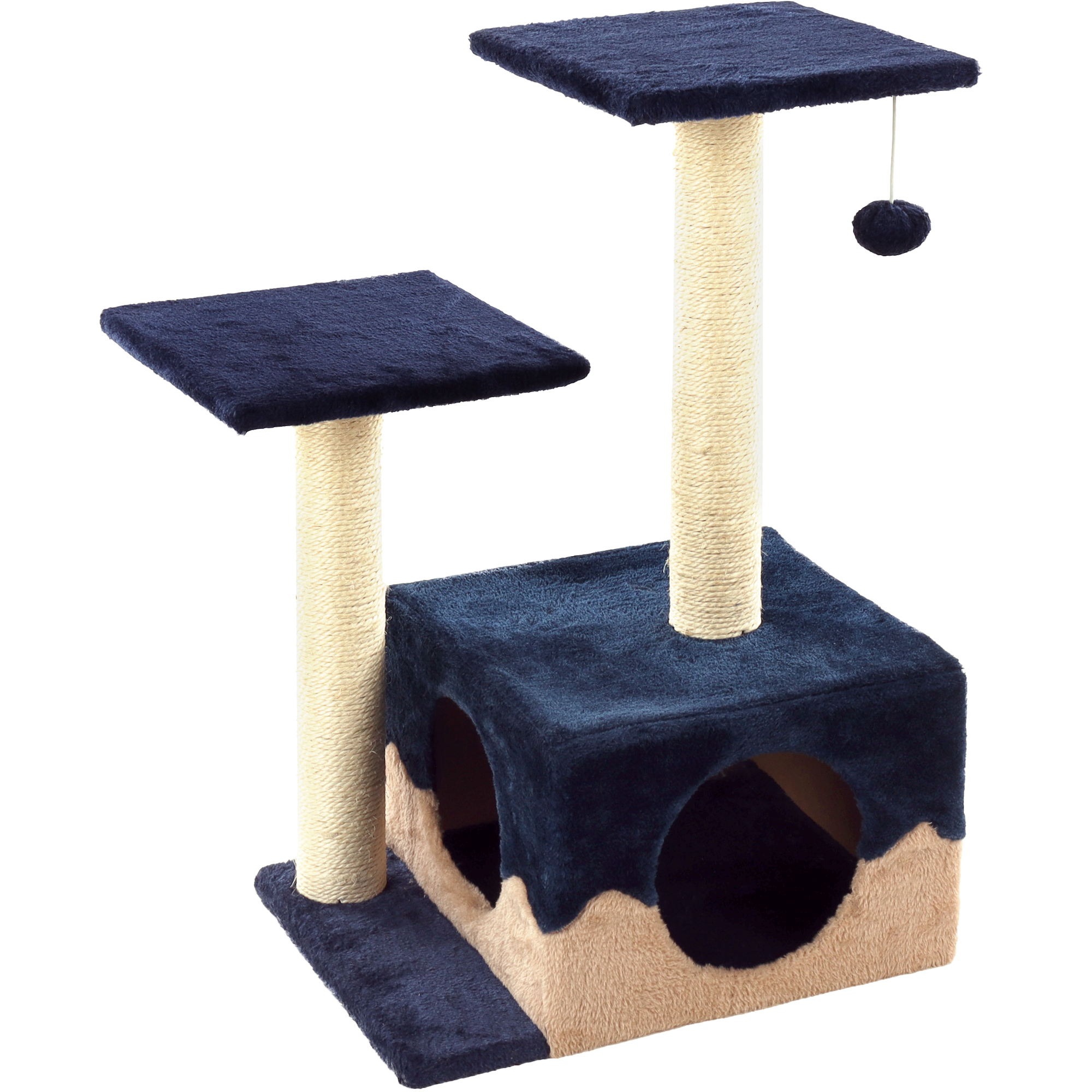 Flamingo Arbre à chat Kangri Bleu & Beige