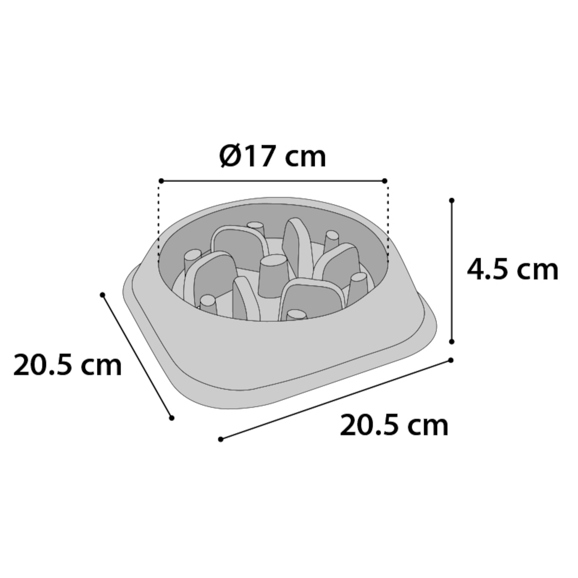 Flamingo Gamelle Slow Feeder Bobo pour Chien 500ML- – Image 2