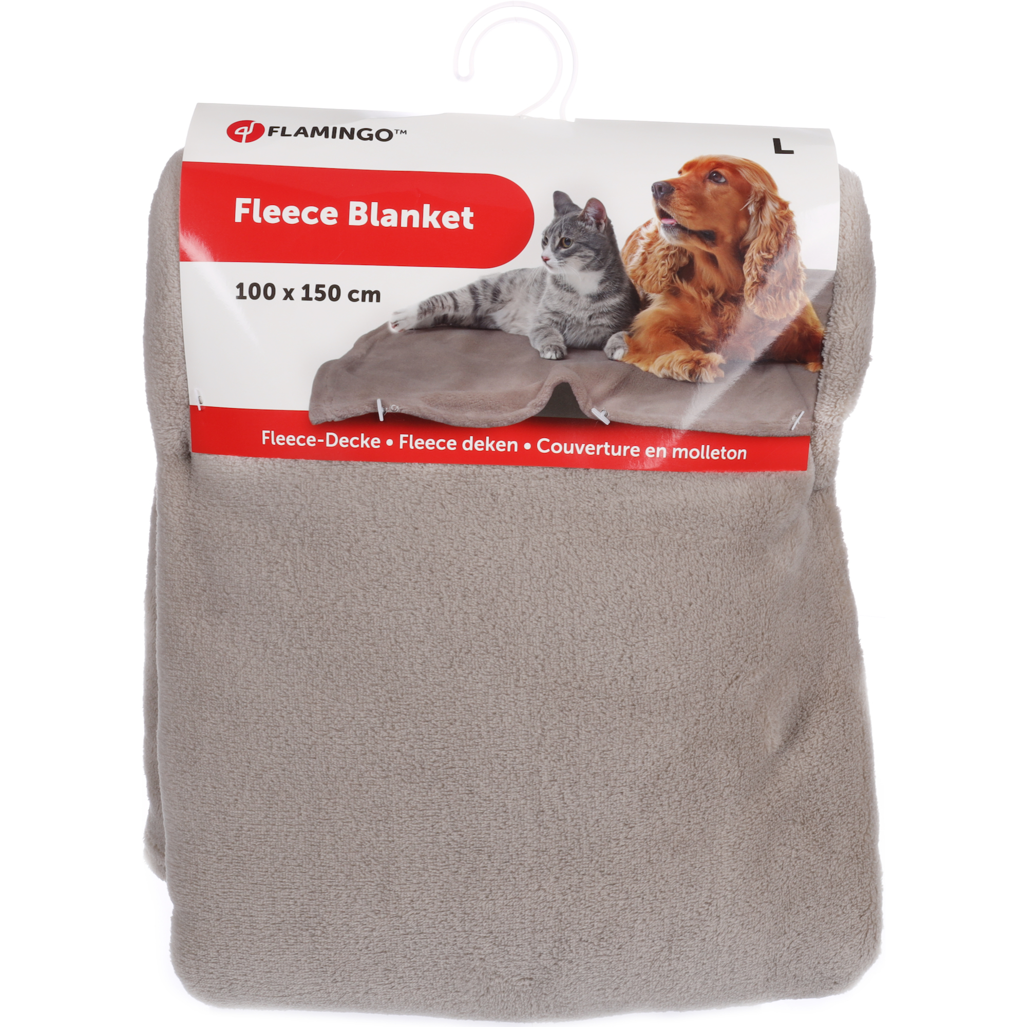 Flamingo Couverture Nardo Beige pour Chien & Chat 150CM – Image 4