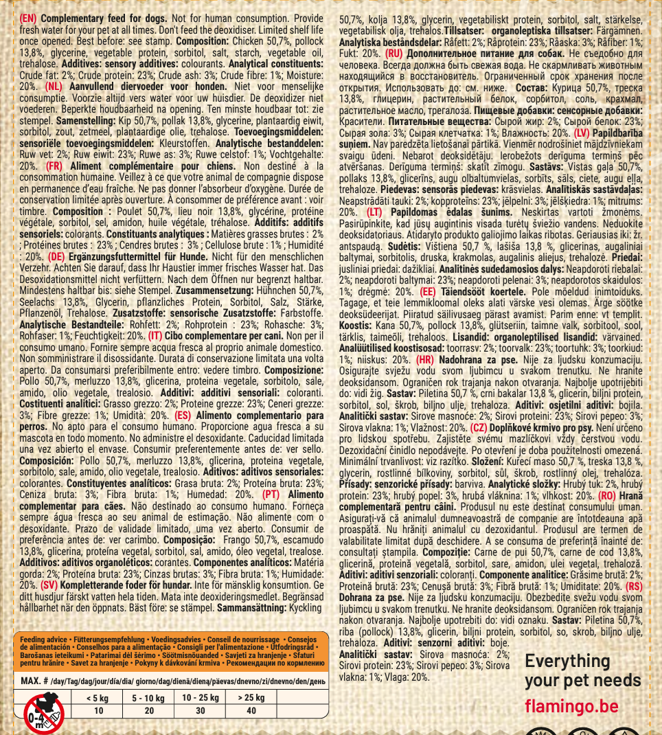 Hapki Friandises Bandes Sushi au Poulet et Poisson pour Chien – Image 3