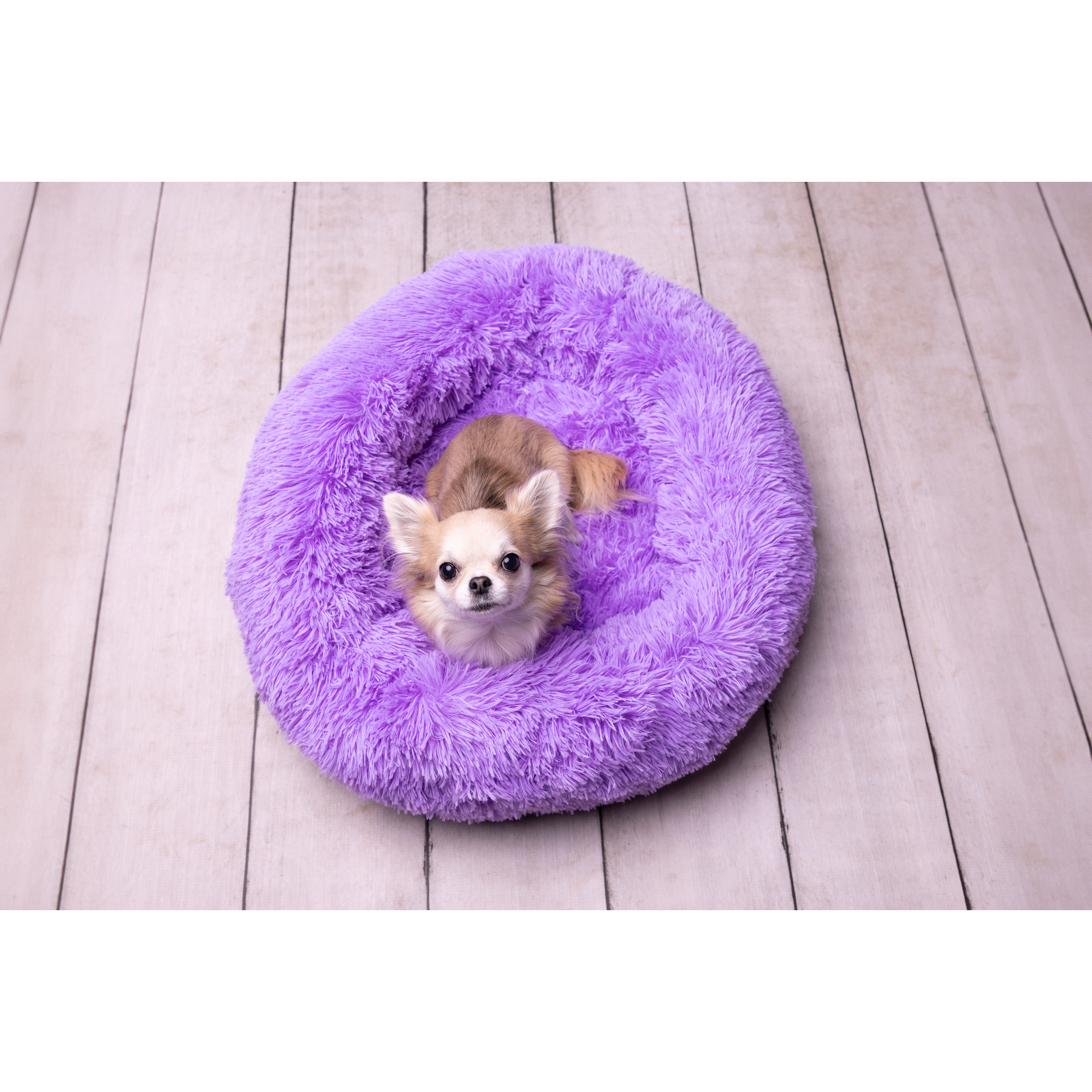 Flamingo Panier pour Chat ou petit Chien Rond Mauve Ø 50cm – Image 2