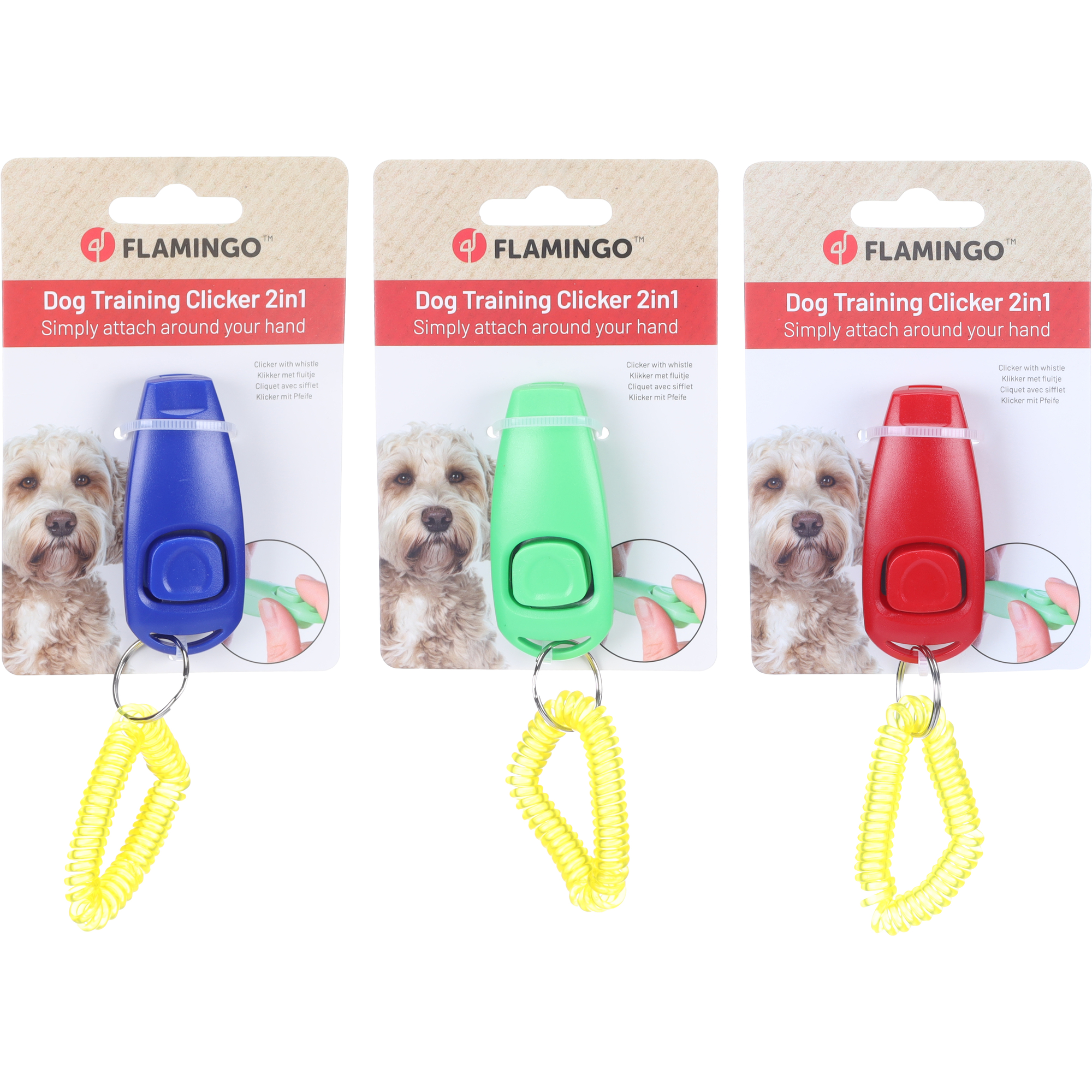 Flamingo Clicker et Sifflet XOË pour Chien Couleur Aléatoire – Image 5