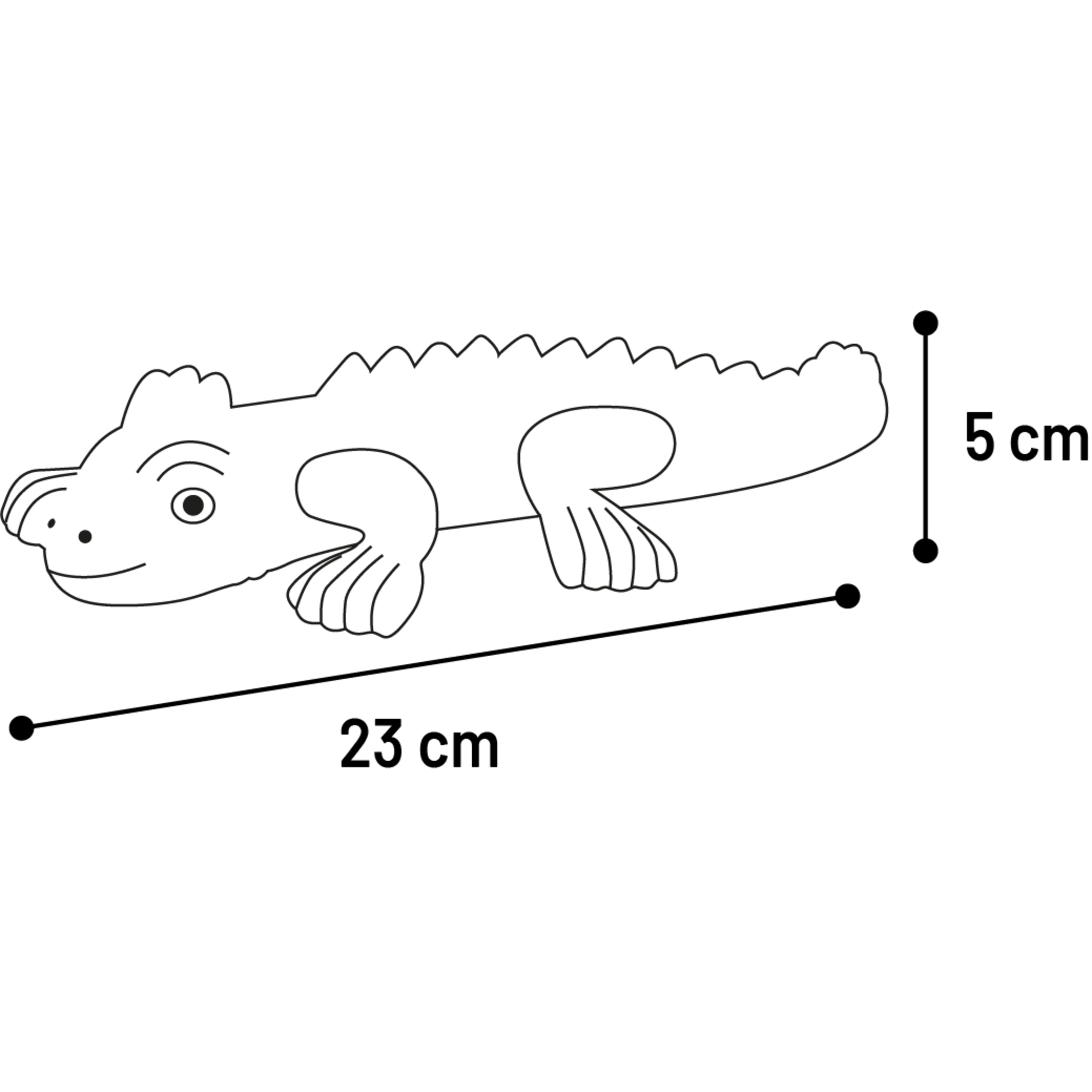 Flamingo Jouet Kamo Lézard Jaune pour Chien – Image 2