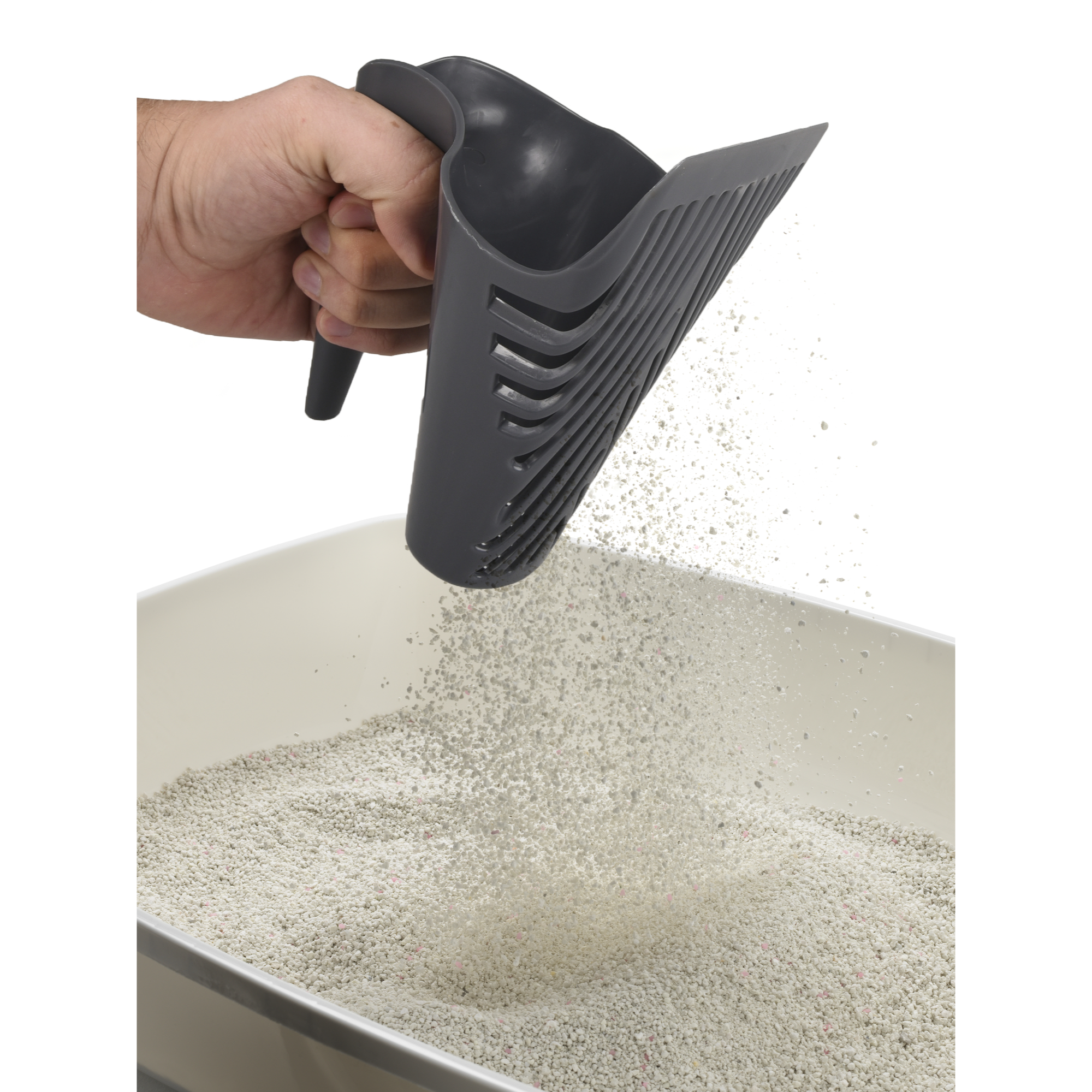 Flamingo Pelle à litière à Chat Cup Noir – Image 4