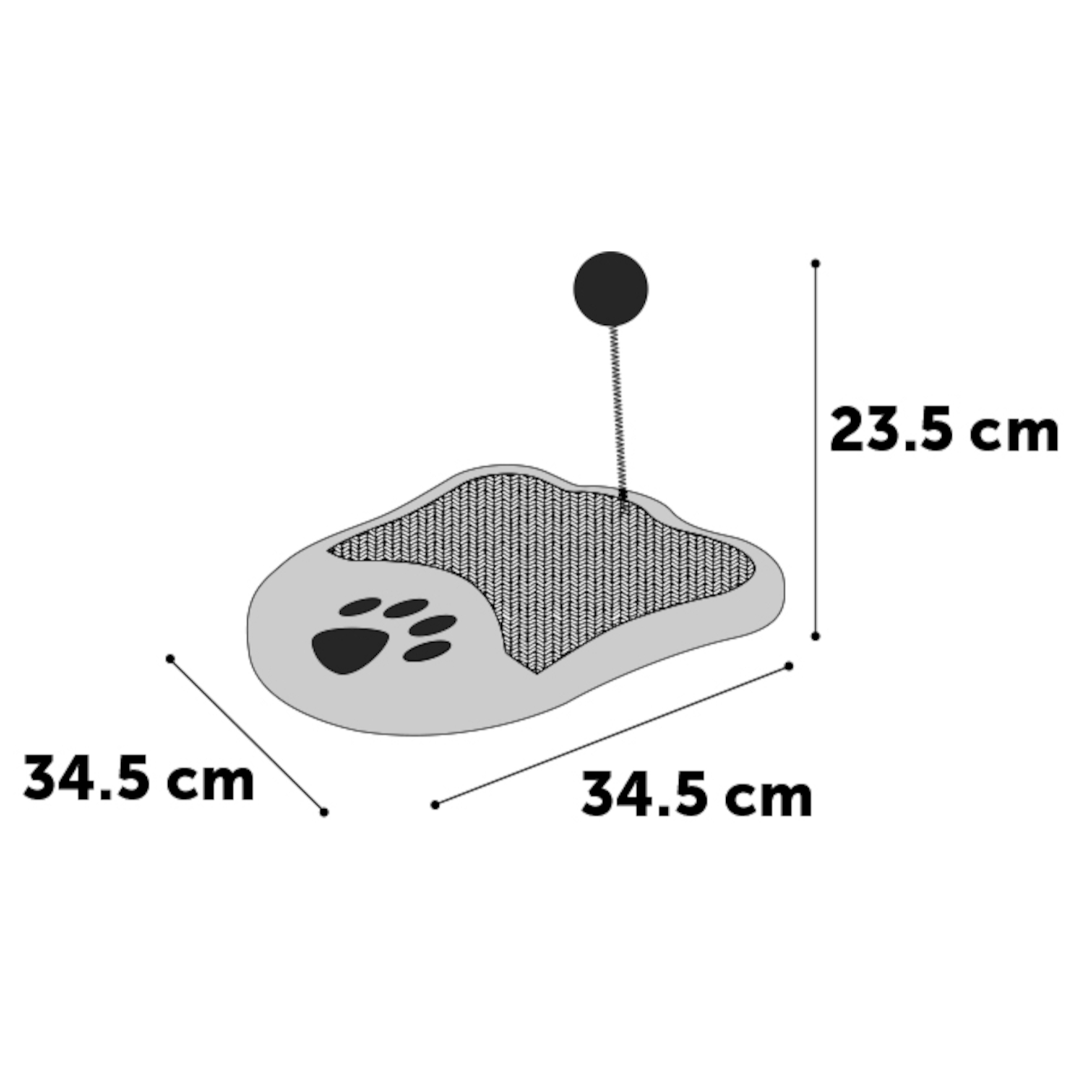 Flamingo Griffoir en forme de Patte pour Chat – Image 2