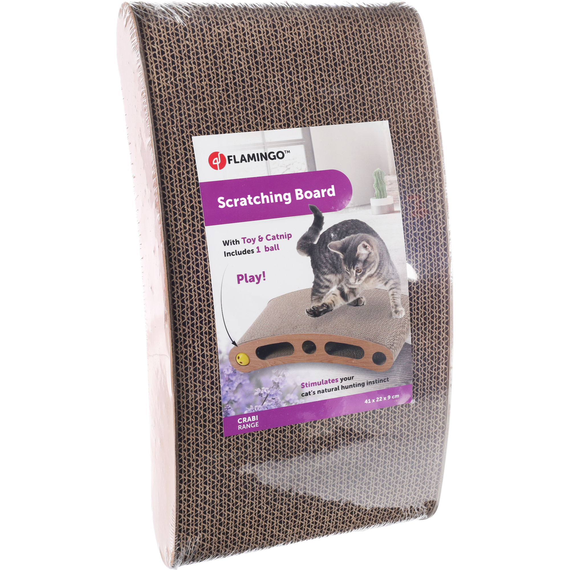Flamingo Jouet à griffer Crabi pour Chat – Image 4