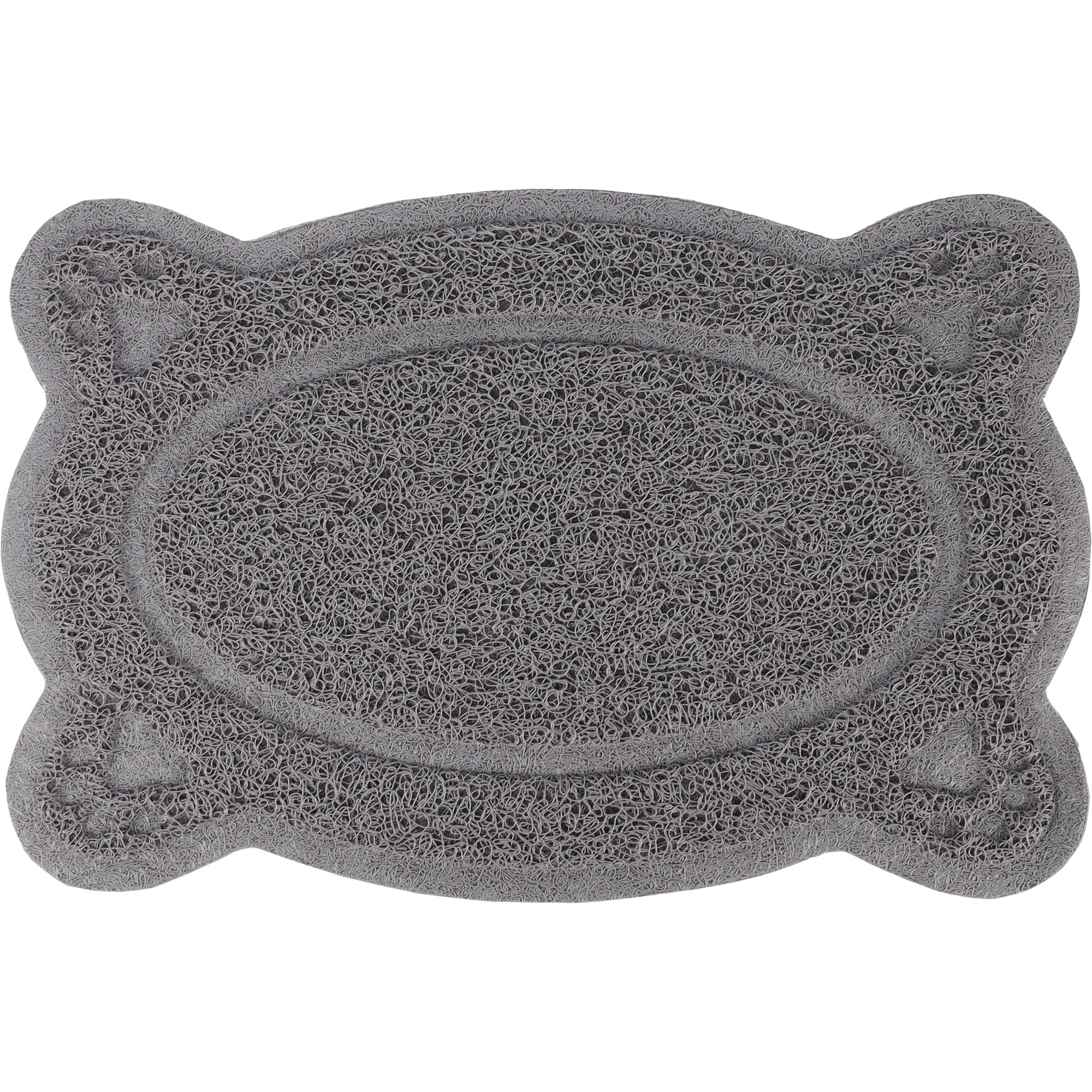 Flamingo Tapis de bac à litière à Chat Gris