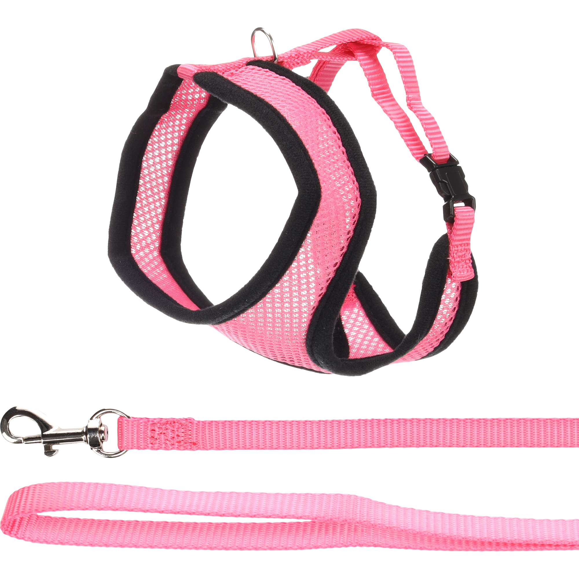 Flamingo Harnais Chat avec laisse Harms Rose 110CM