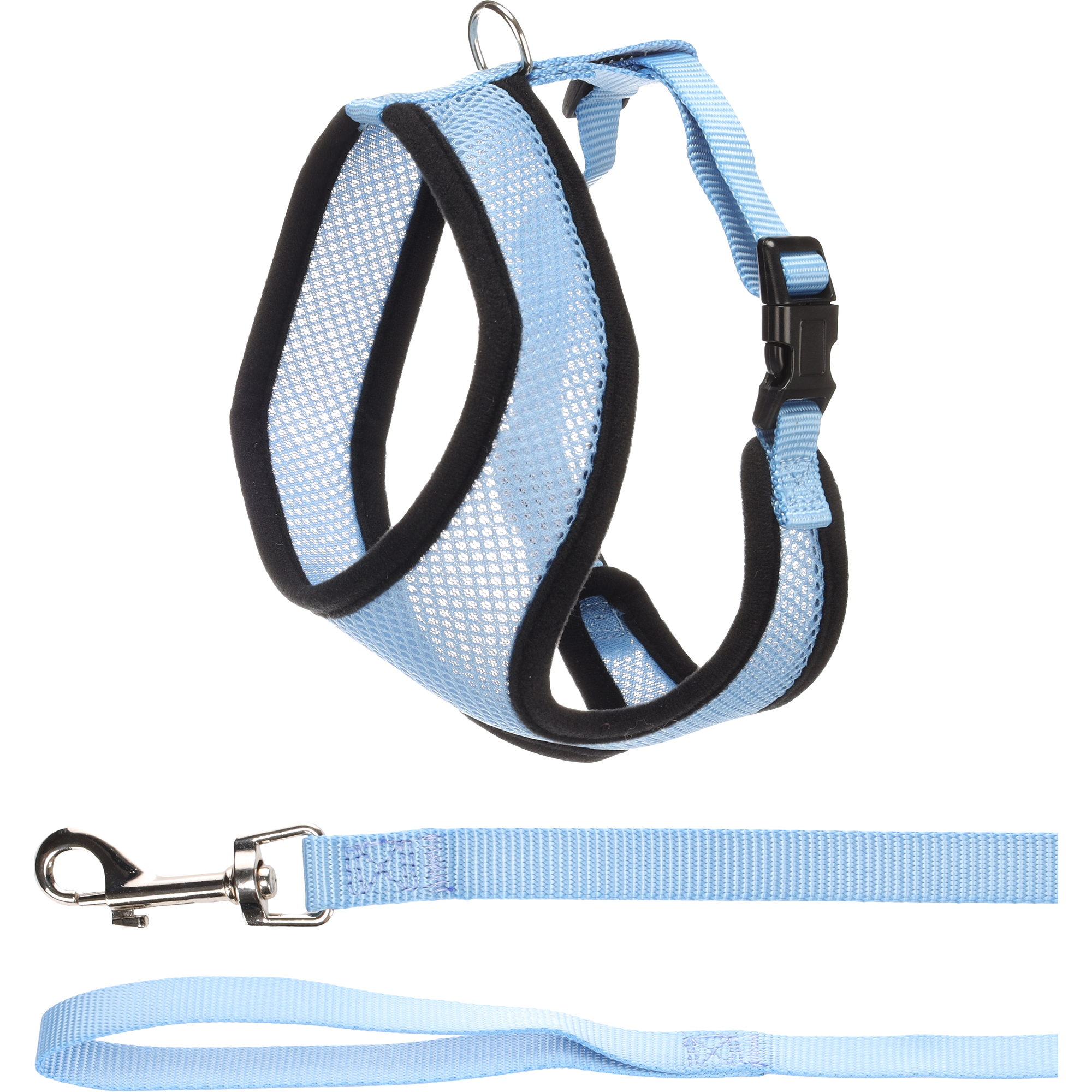 Flamingo Harnais Chat avec laisse Harms Bleu120CM