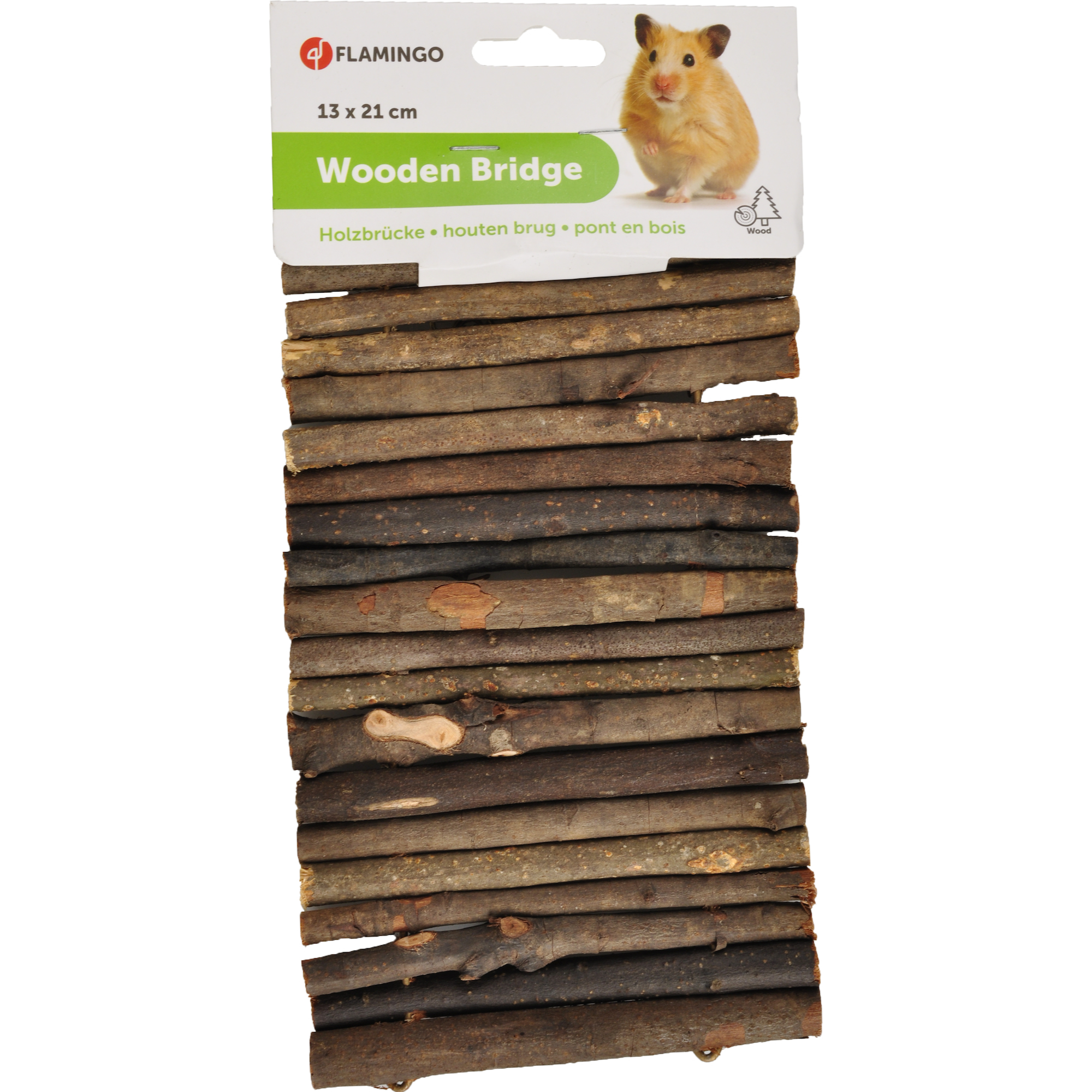 Flamingo Pont en Bois pour rongeurs S – Image 4
