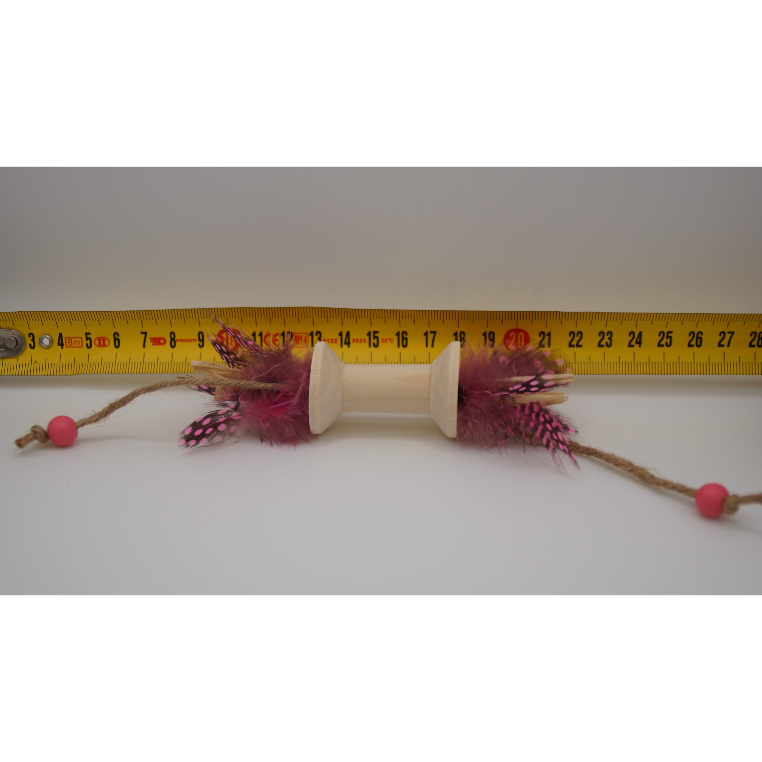 Les Pepettes Créations Bobinette o Plumes Rose pour Chat – Image 2