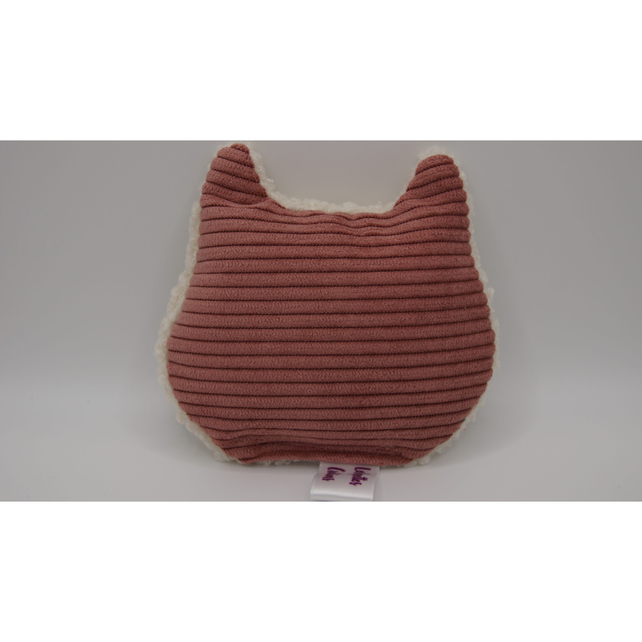 Les Pepettes Créations Doudou Pillow Cat Rose pour Chat – Image 3