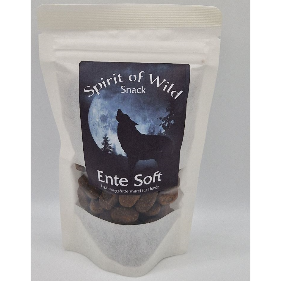 Spirit of Wild friandises pour chien au canard sans céréales 150g