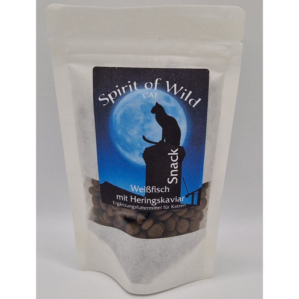 Spirit of Wild Friandises Chat au Poisson blanc & Caviar de Hareng