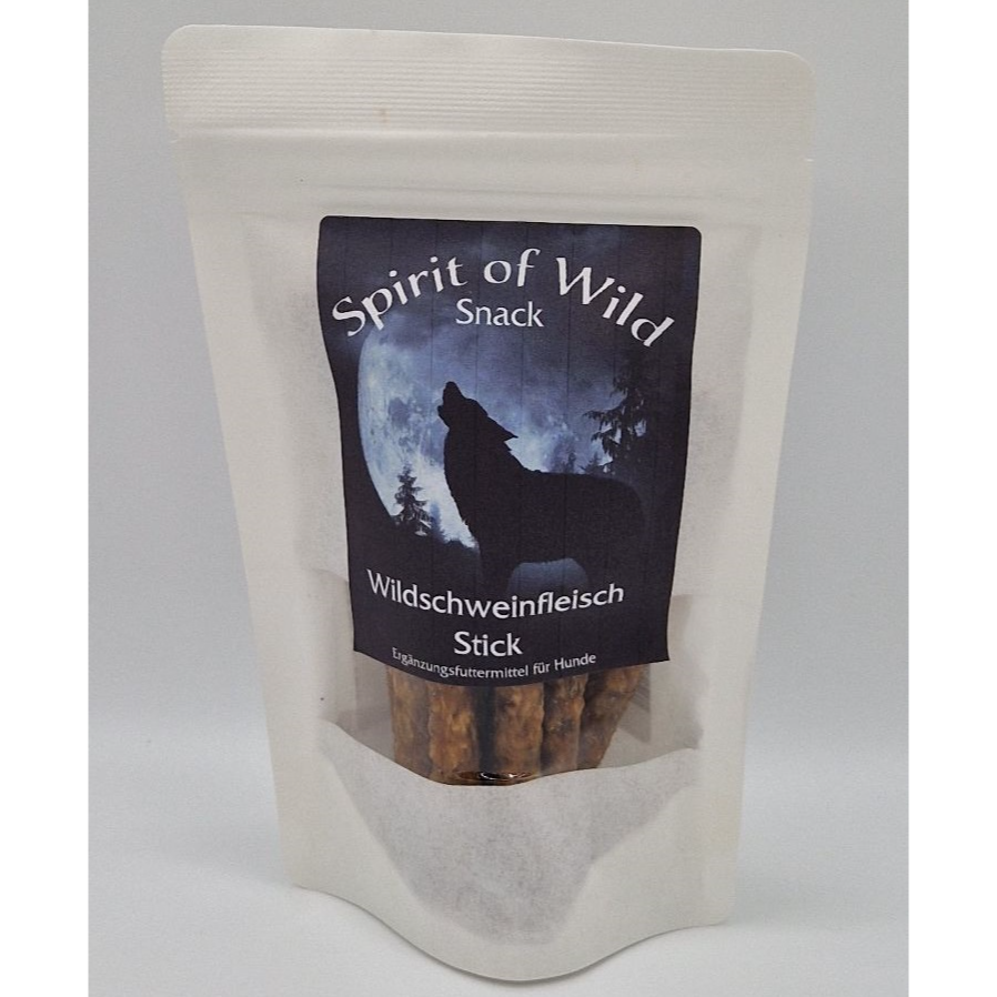 Spirit of Wild friandises pour chien au sanglier sans céréales 100g
