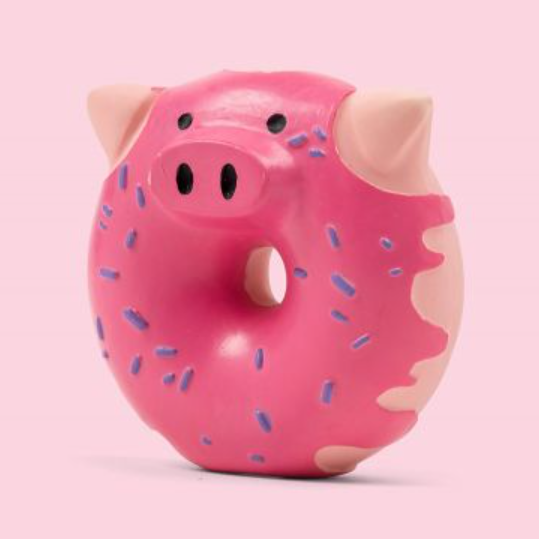 United Pets Jouet Pigs Donuts Rose pour Chien – Image 2