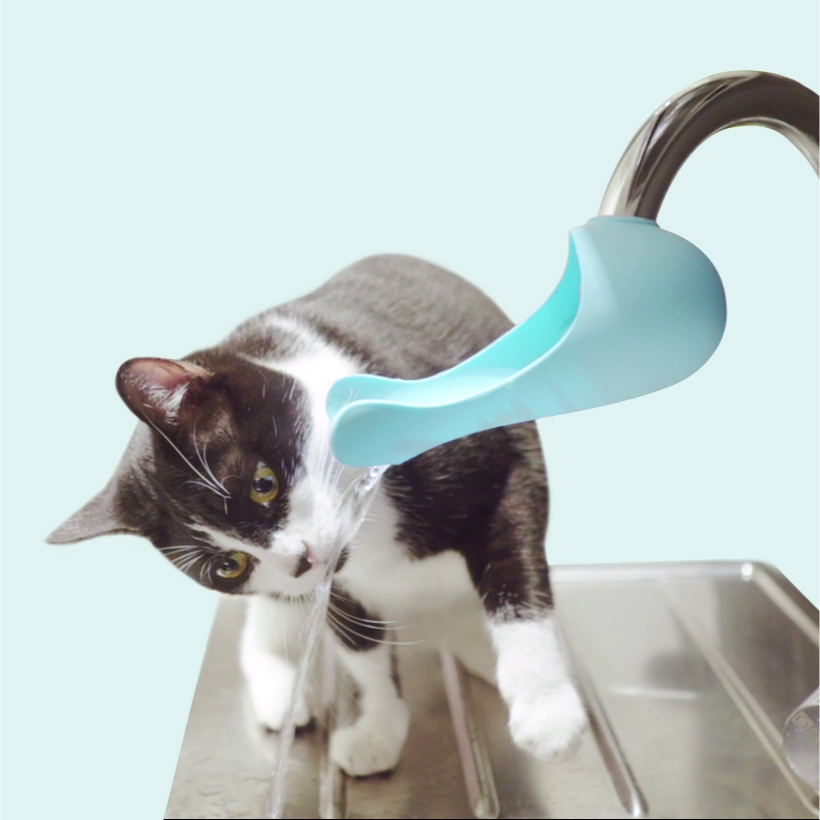 United Pets Gurgle Adaptateur de Robinet en Silicone pour Chats – Image 4
