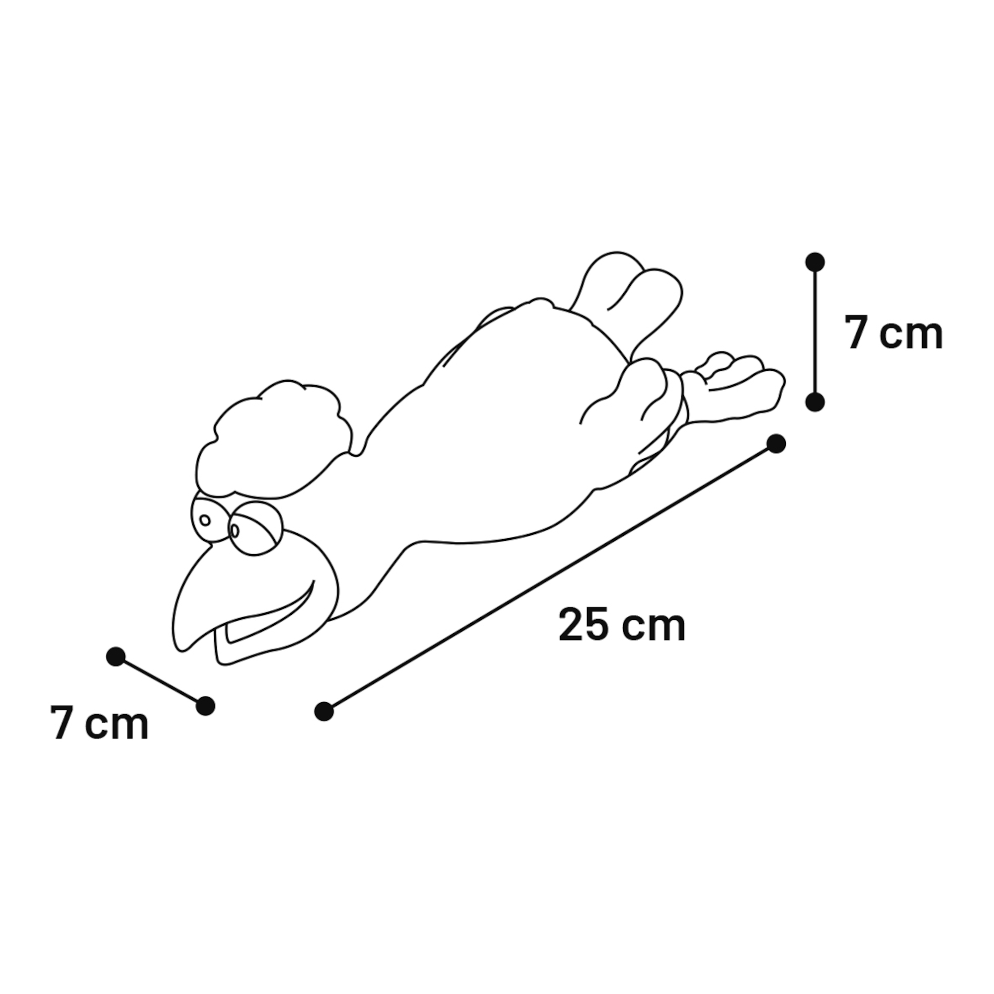Flamingo Jouet pour chien Waleed Poulet – Image 2