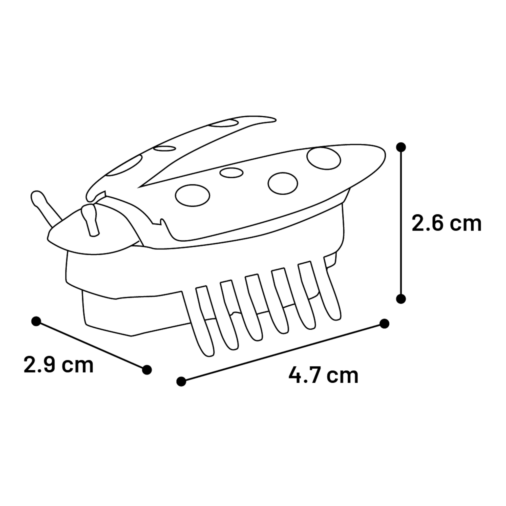 Flamingo Jouet Chat Spredda Coccinelle Rouge – Image 3