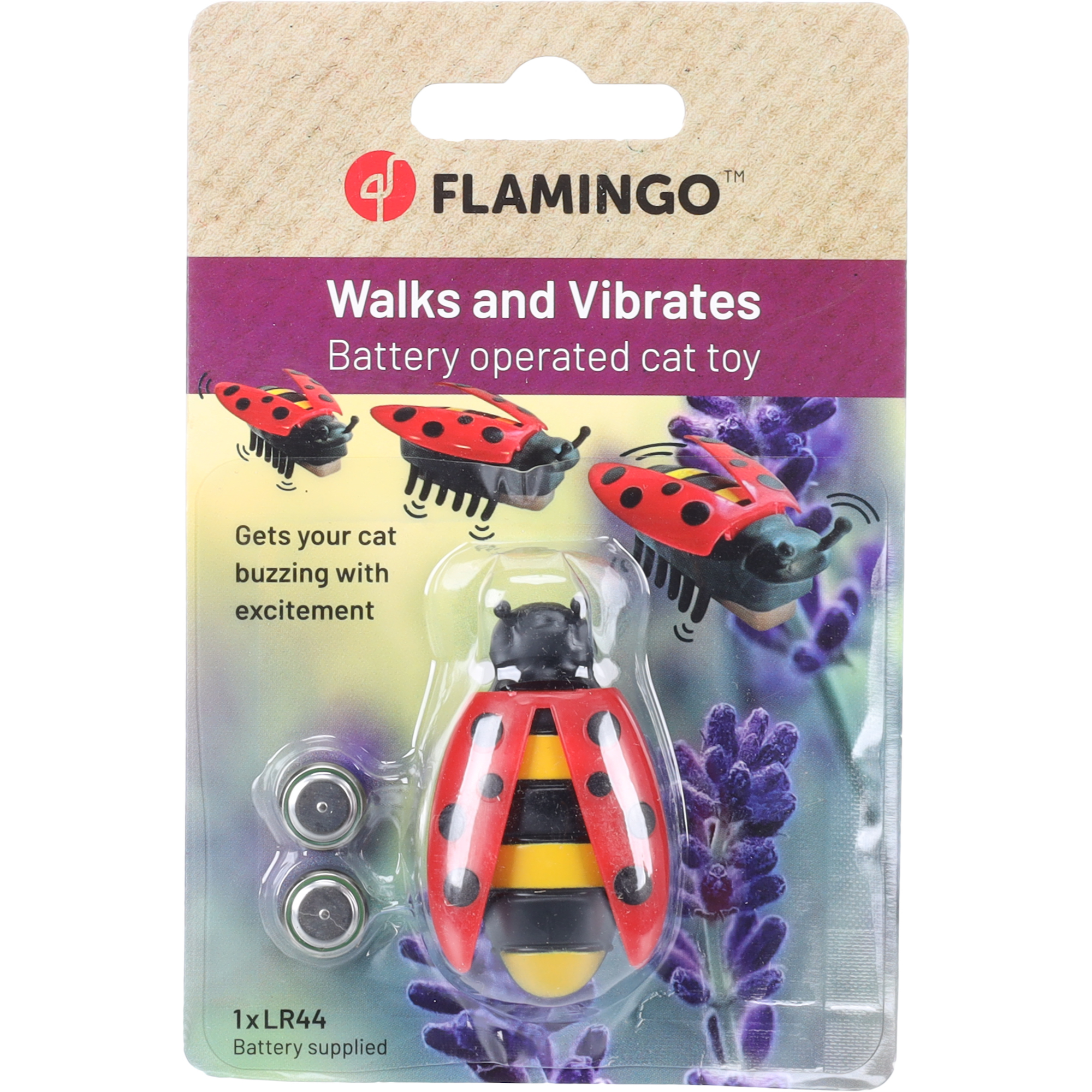 Flamingo Jouet Chat Spredda Coccinelle Rouge – Image 4