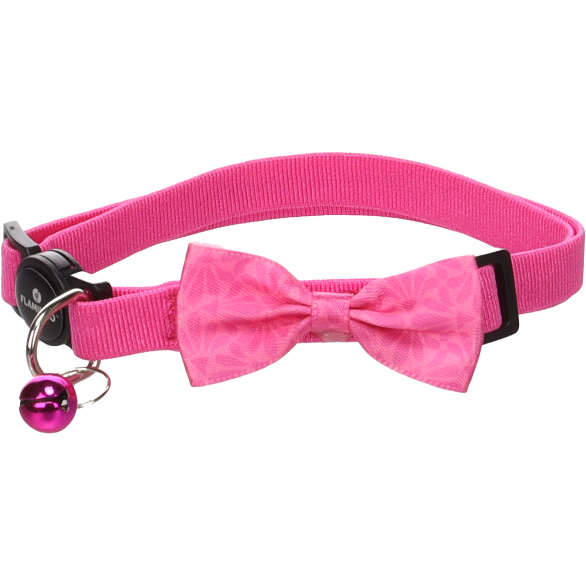 Flamingo Collier Chat avec Noeud de Papillon Rose