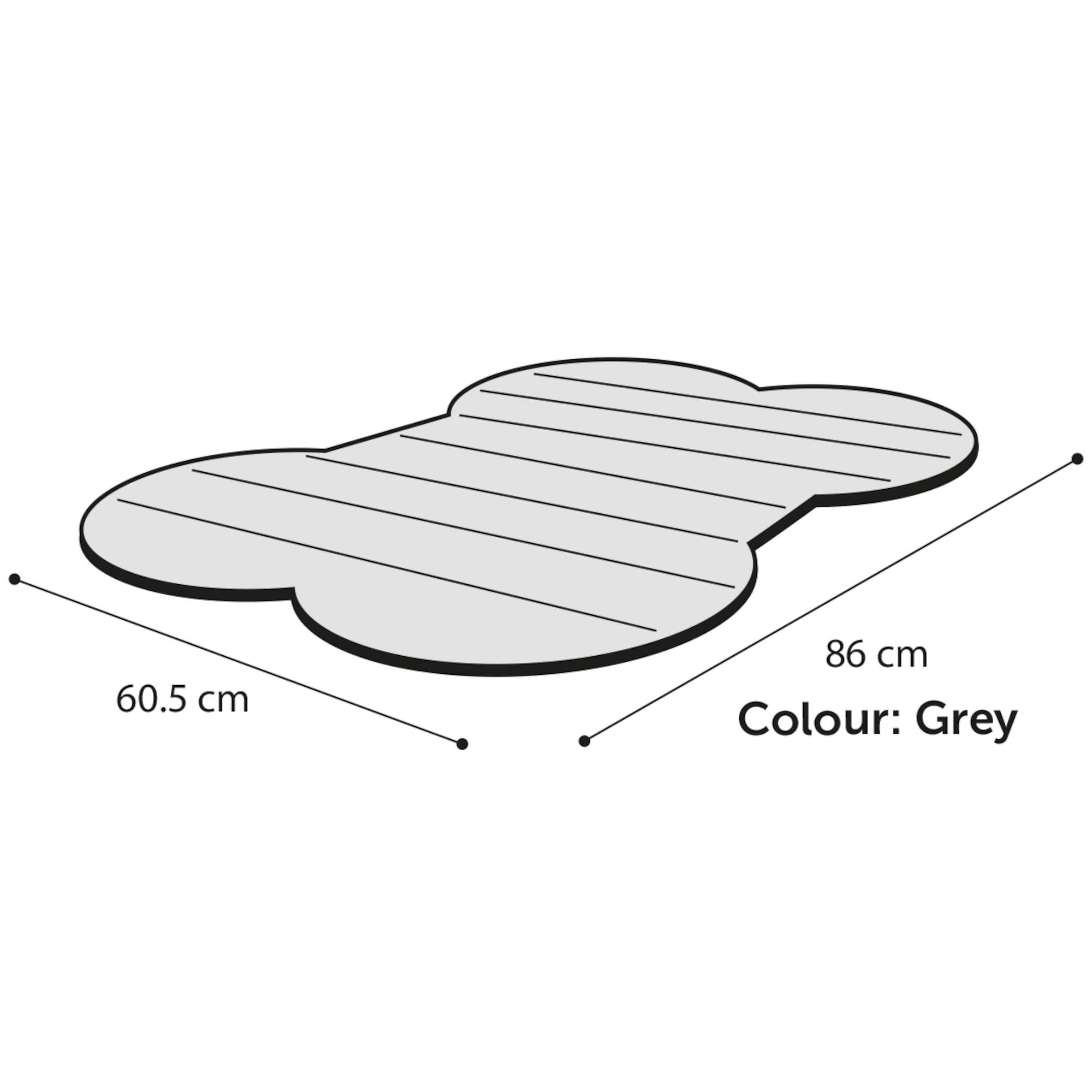 Tapis Rafraîchissant Os Gris L – Image 5