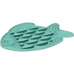 Tapis à lécher Poisson Turquoise